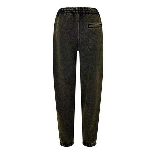 Alexander Wang o1g2r1mq0824 Puff Logo Terry Sweatpants in Army Green Size 27" / US 4 / IT 40 - 2 Thumbnail