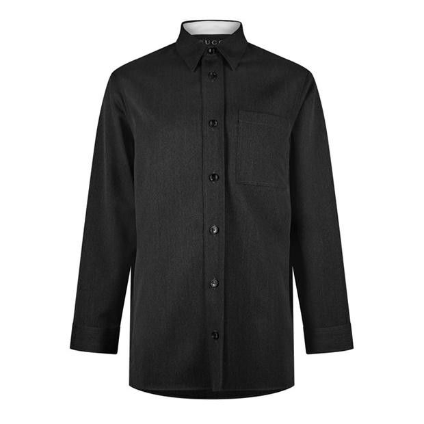 Gucci GUCCI Wool Shirt With Embroidery Size US M / EU 48-50 / 2 - 1 Thumbnail