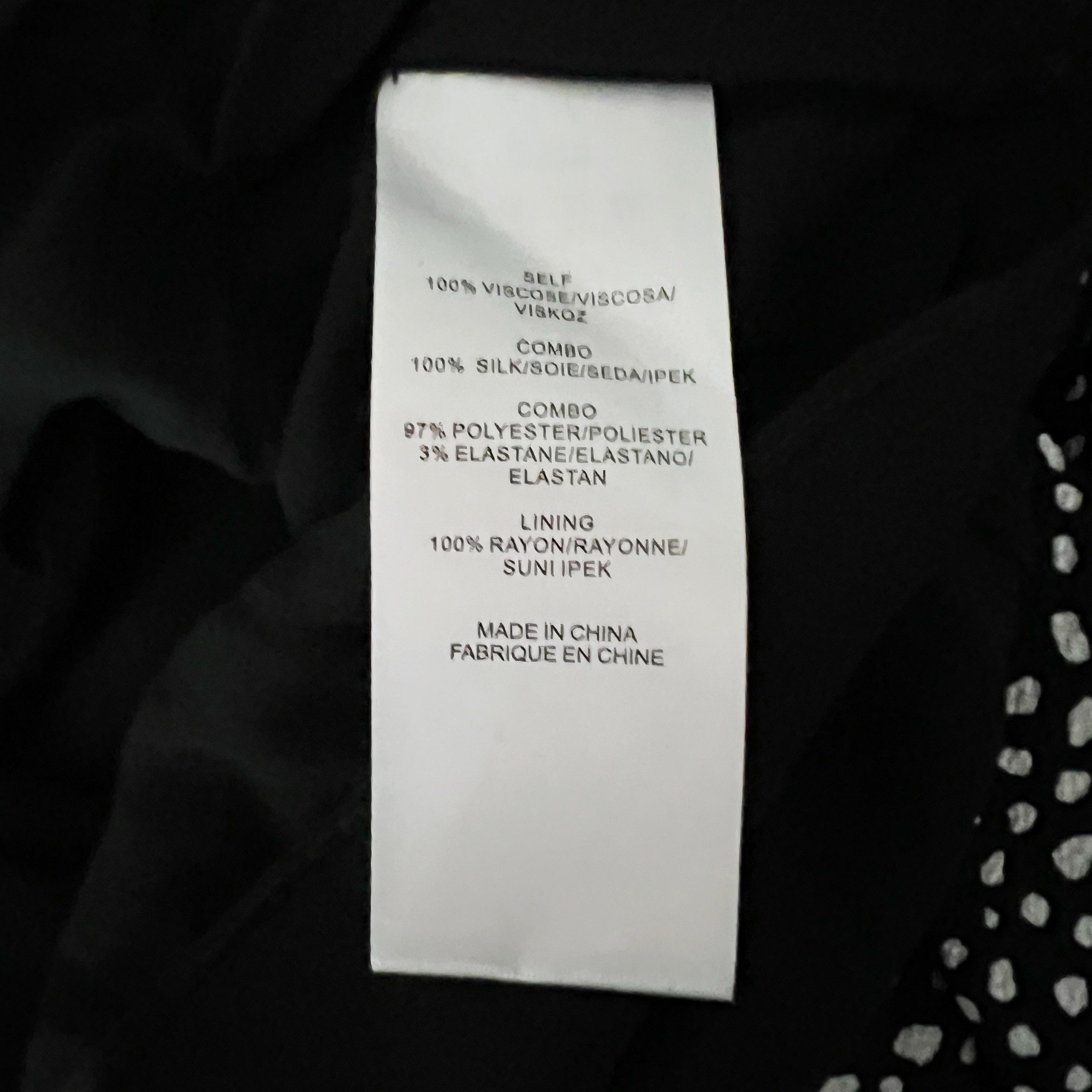 Tibi NEW Tibi Crepe Polka Dot Print Pattern Long Sleeve Size M / US 6-8 / IT 42-44 - 3 Thumbnail