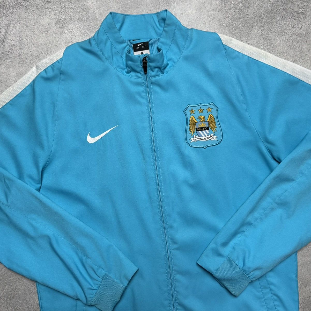 Nike Manchester City 2015 2016 Football Soccer Track Jacket Nike Size US L / EU 52-54 / 3 - 3 Thumbnail
