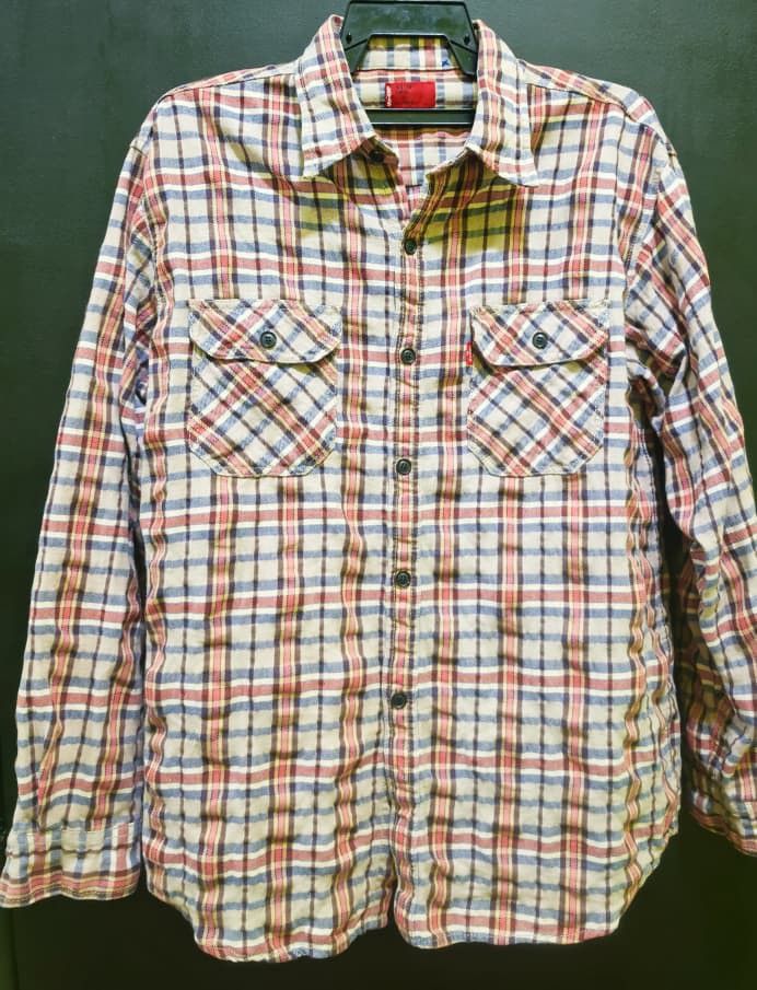 Levi's Levi's Flannel Double Pocket Streetwear Shirt Size US L / EU 52-54 / 3 - 1 Thumbnail