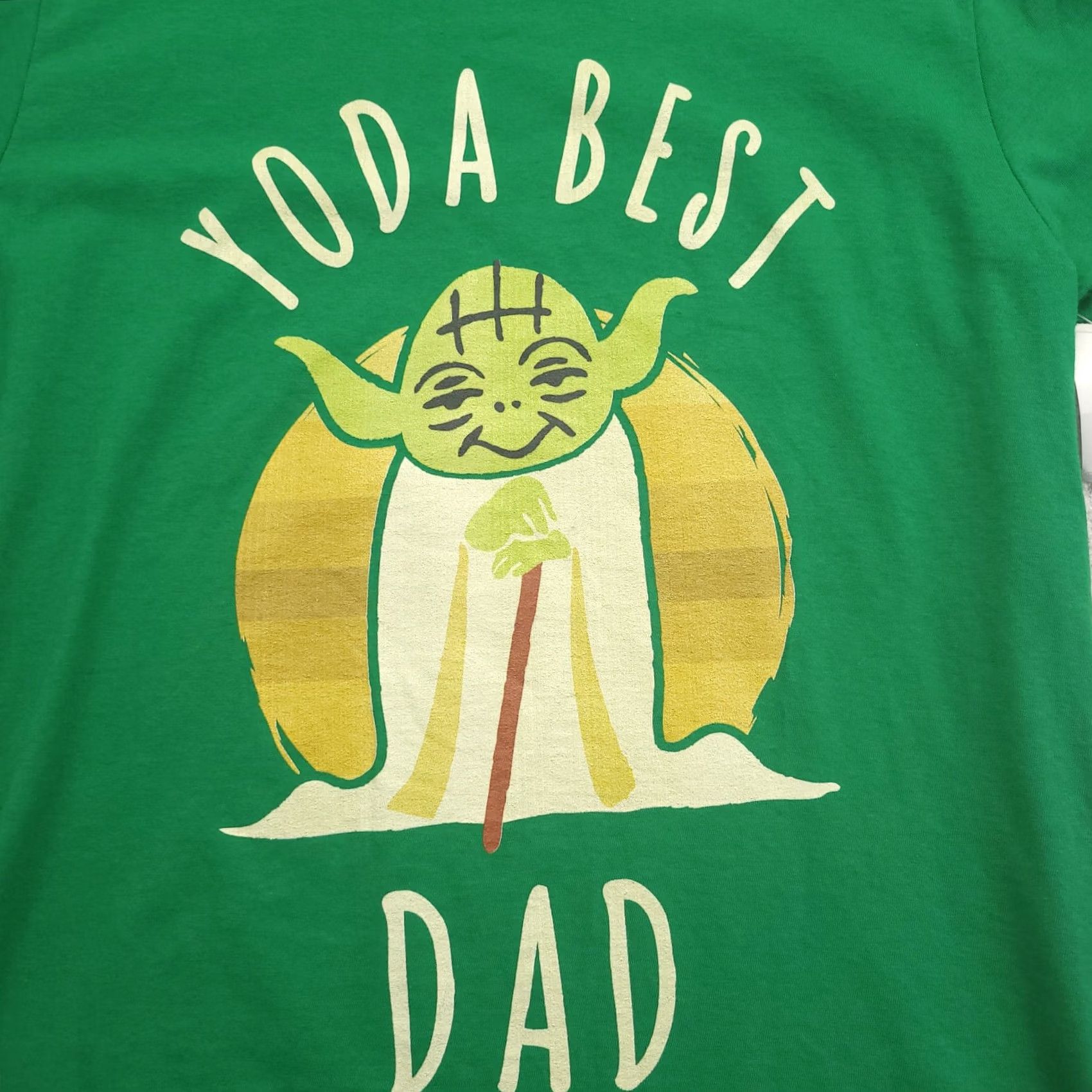 Star Wars Star Wars Yoda T Shirt Mens Medium Green Best Dad Graphic Crew Neck Short Sleeve Size US M / EU 48-50 / 2 - 2 Thumbnail