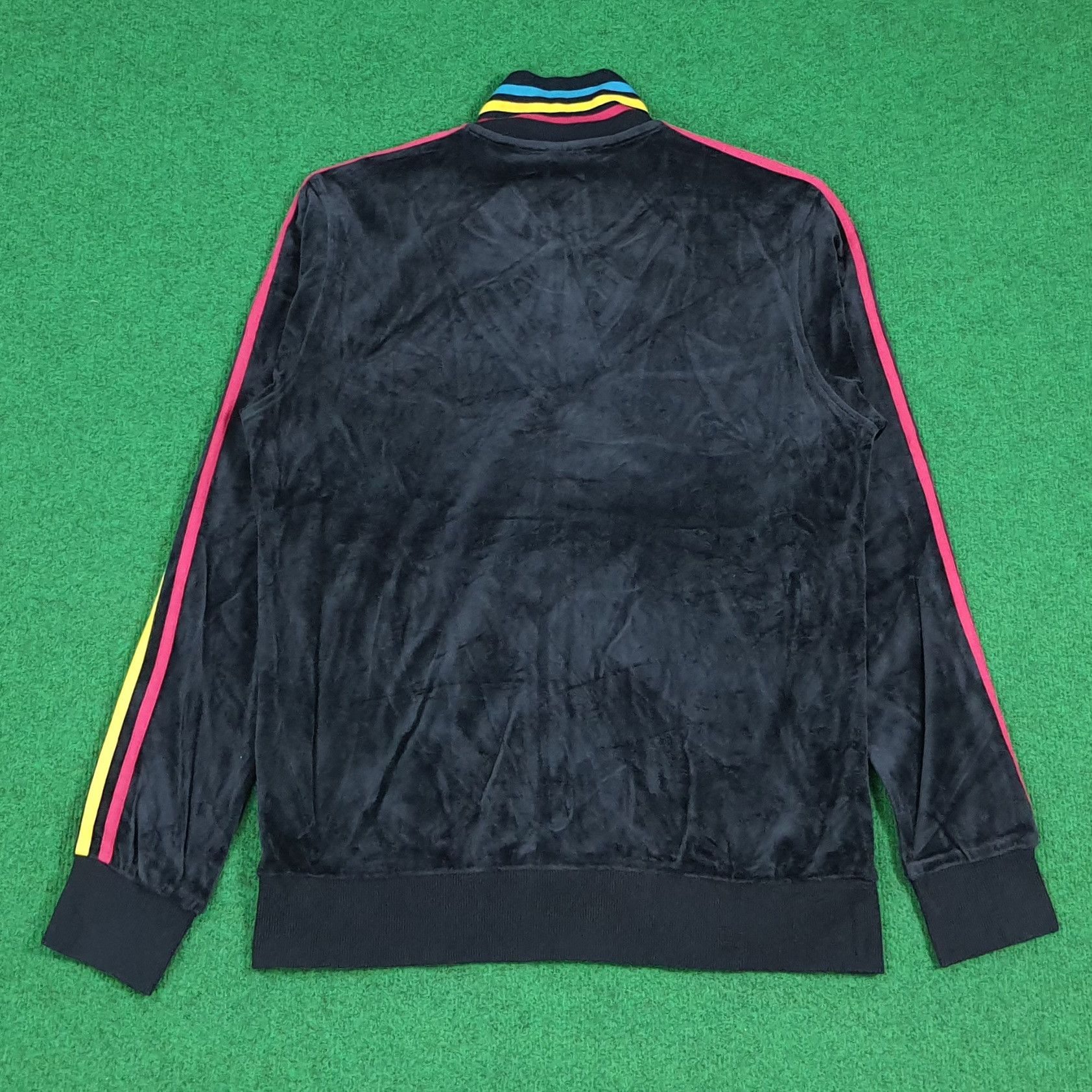 Adidas Vintage Adidas NEO Velour Track Velvet Jacket C283N12 Size US S / EU 44-46 / 1 - 3 Thumbnail