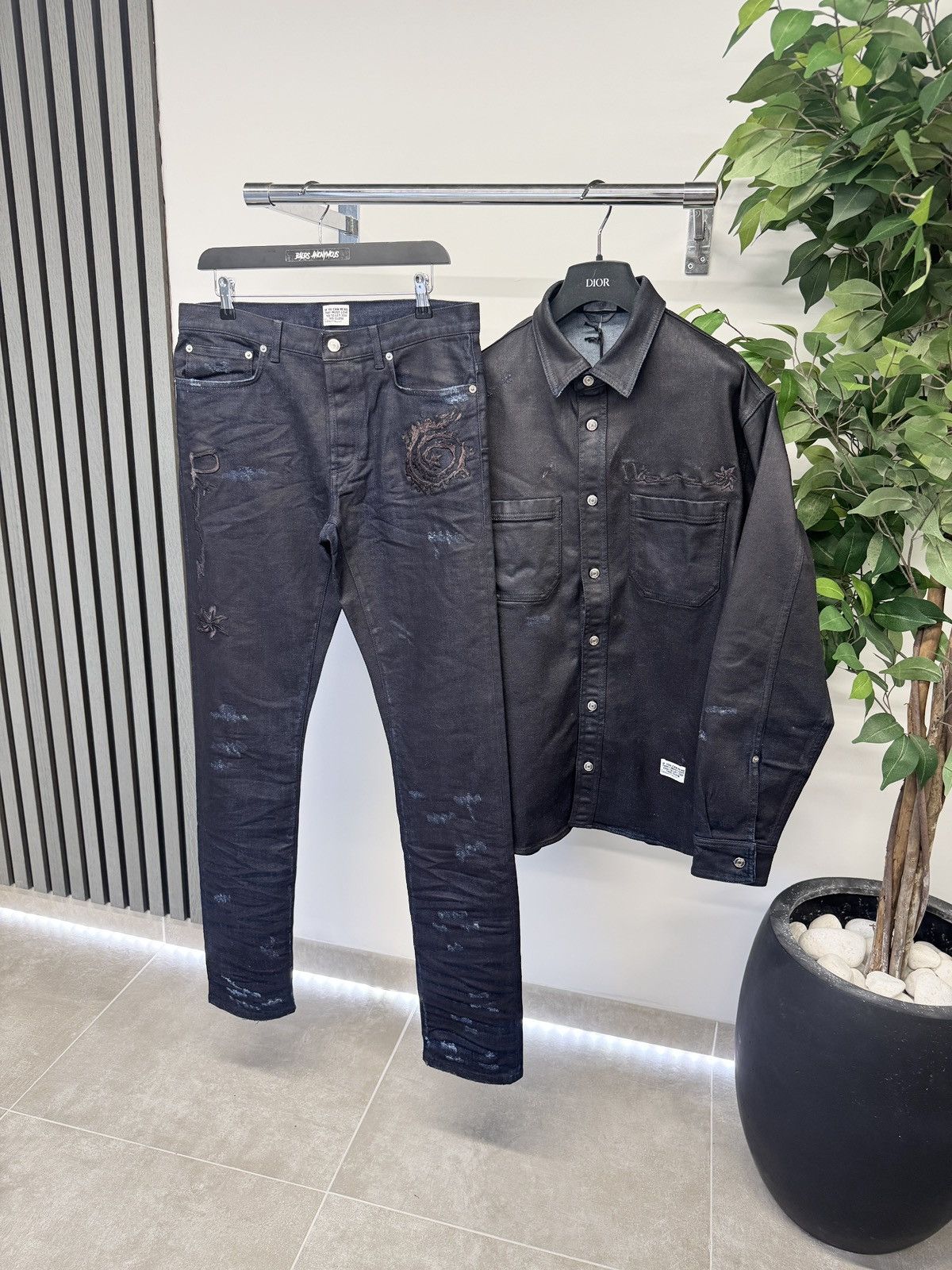 Dior x Cactus Jack Overshirt & Jeans In Blue RRP £3255