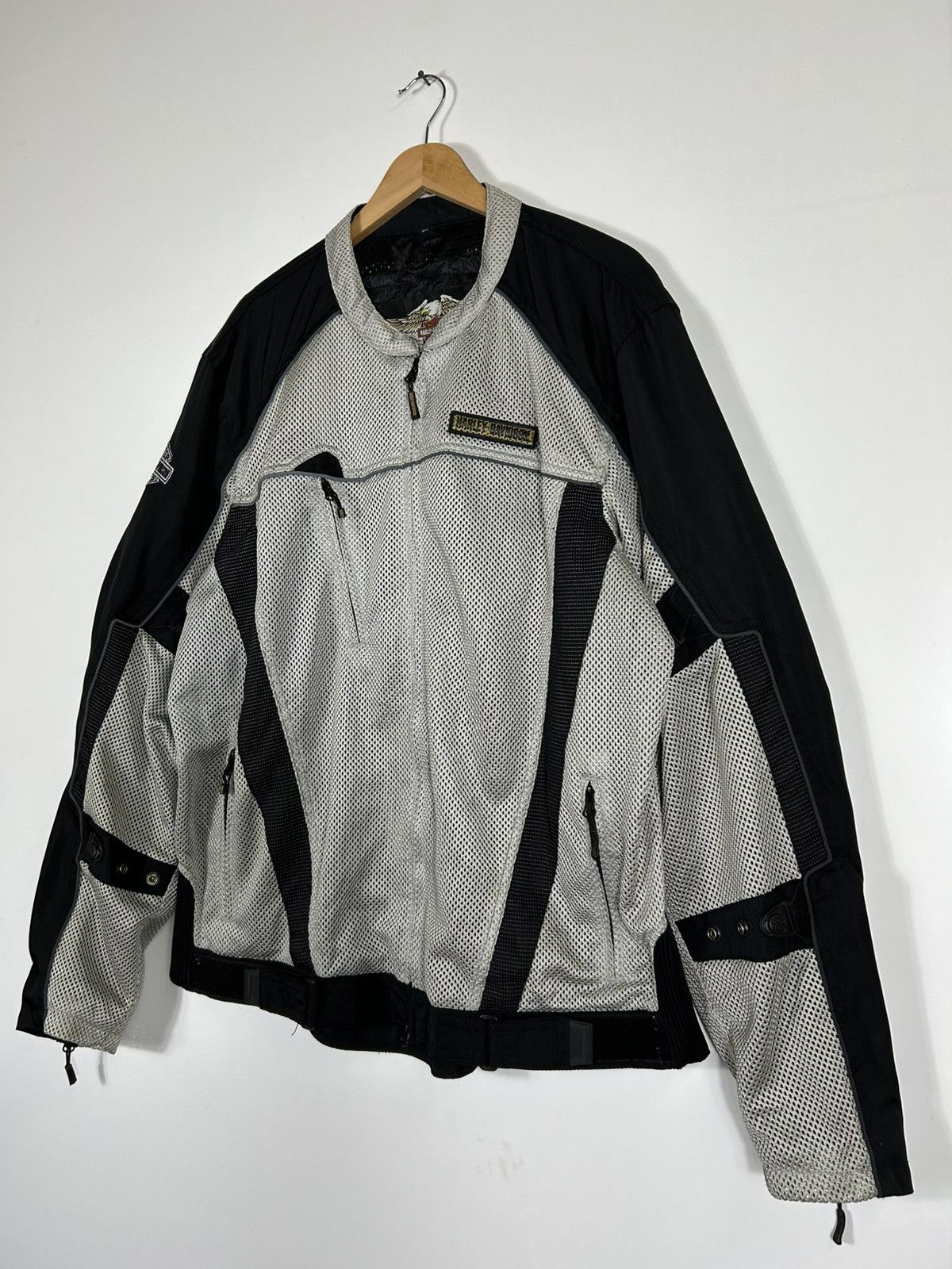 Harley Davidson ⚡️Vintage Harley Davidson Reflective Rider Zipper Jacket Size US XXL / EU 58 / 5 - 4 Thumbnail
