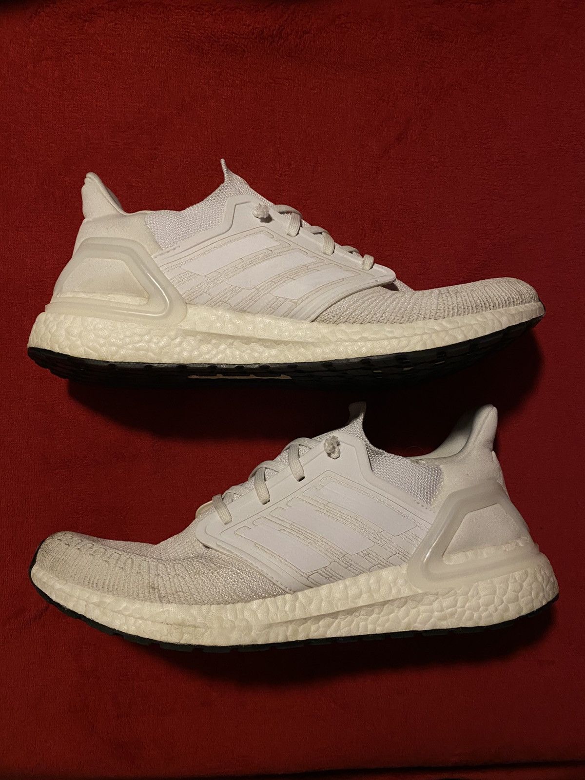 Adidas Triple White Adidas Ultra Boost Size US 11.5 / EU 44-45 - 6 Thumbnail