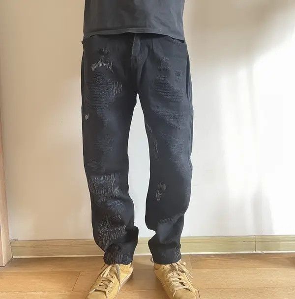 Vintage Retro punk denim pants Size US 31 - 2 Thumbnail