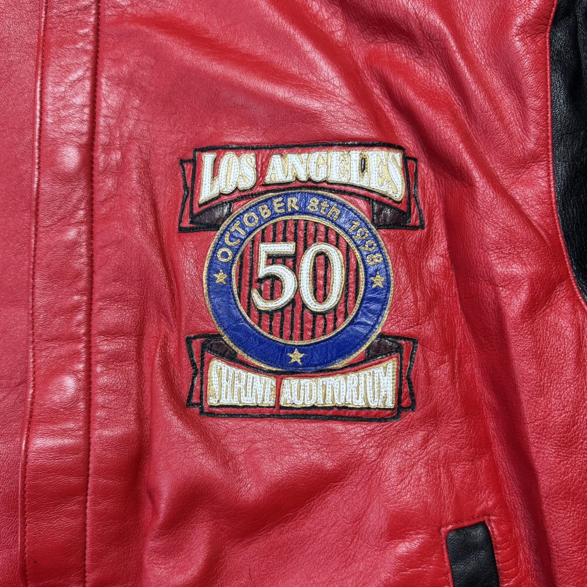 Jeff Hamilton Jeff Hamilton Los Angeles Virsity Leather Jacket Size US M / EU 48-50 / 2 - 3 Thumbnail
