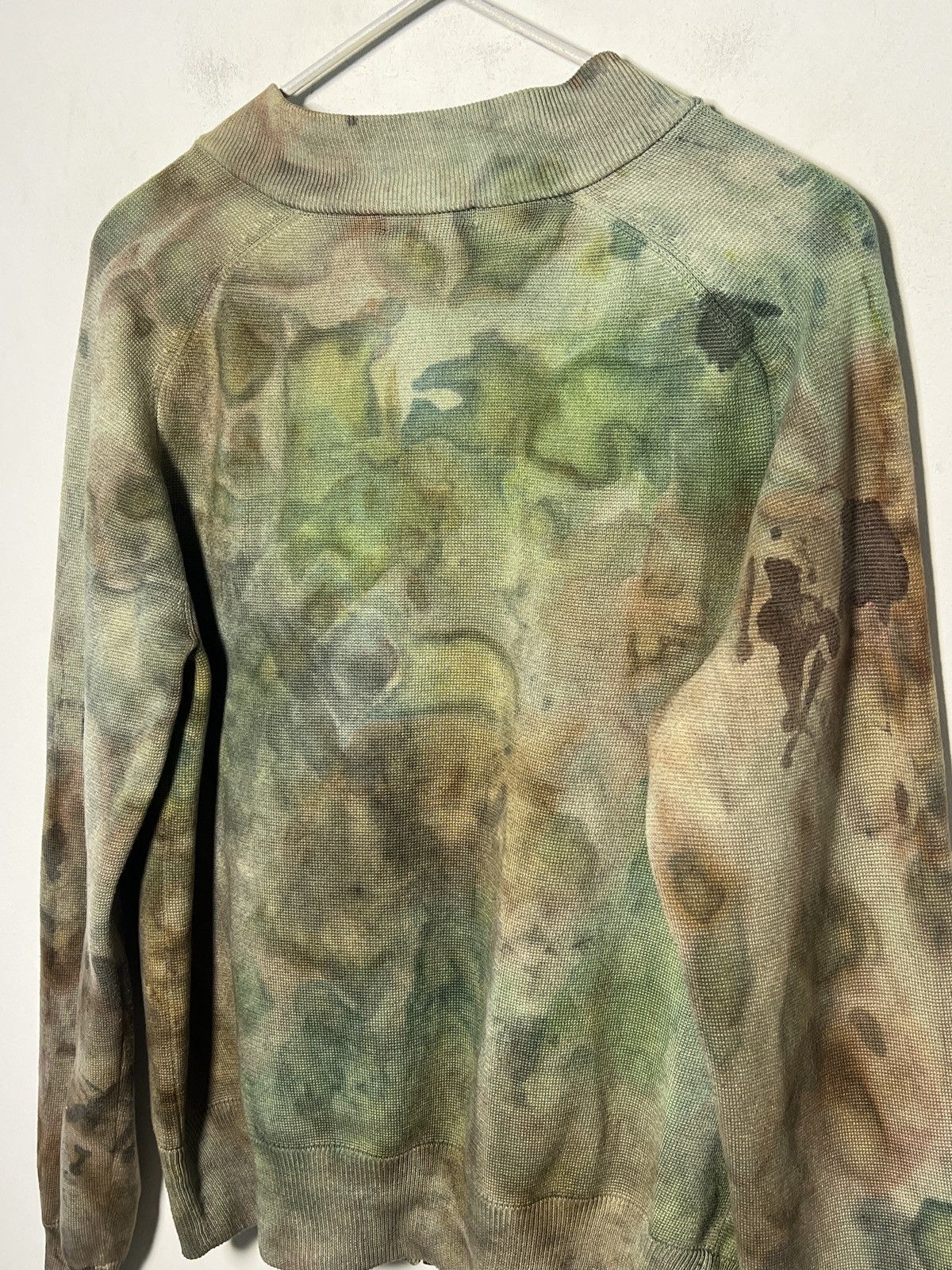 Acne Studios Hand-dyed Acne Studios zip-up cotton sweater Size US M / EU 48-50 / 2 - 8 Thumbnail