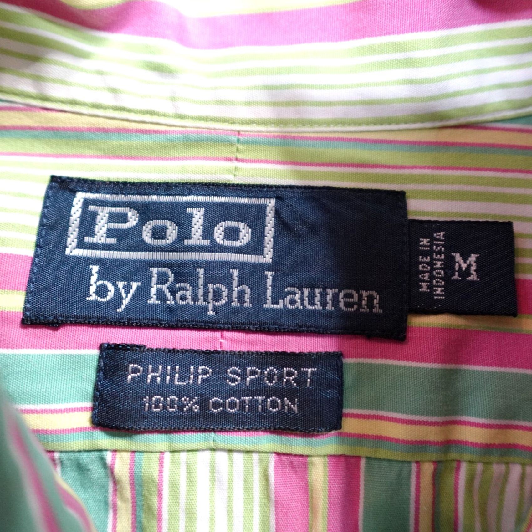 Polo Ralph Lauren Polo Ralph Lauren Shirt Medium Green Striped Polo Ralph Lauren Shirt M Green Striped Button-Up Long Sleeve Cotton Adult Mens Size US M / EU 48-50 / 2 - 3 Thumbnail