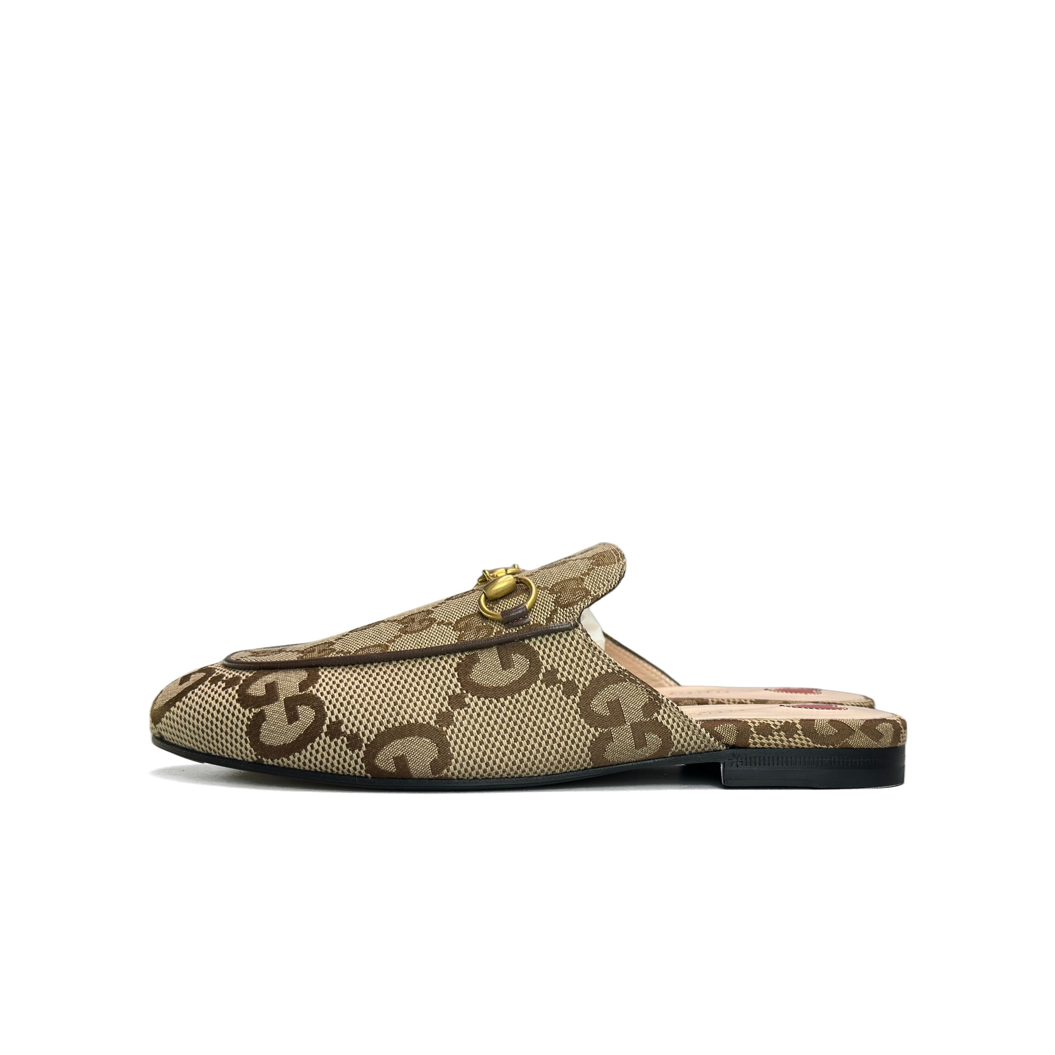 Gucci Gucci GG Canvas Horsebit Mules Size 36 Size US 6 / IT 36 - 1 Thumbnail