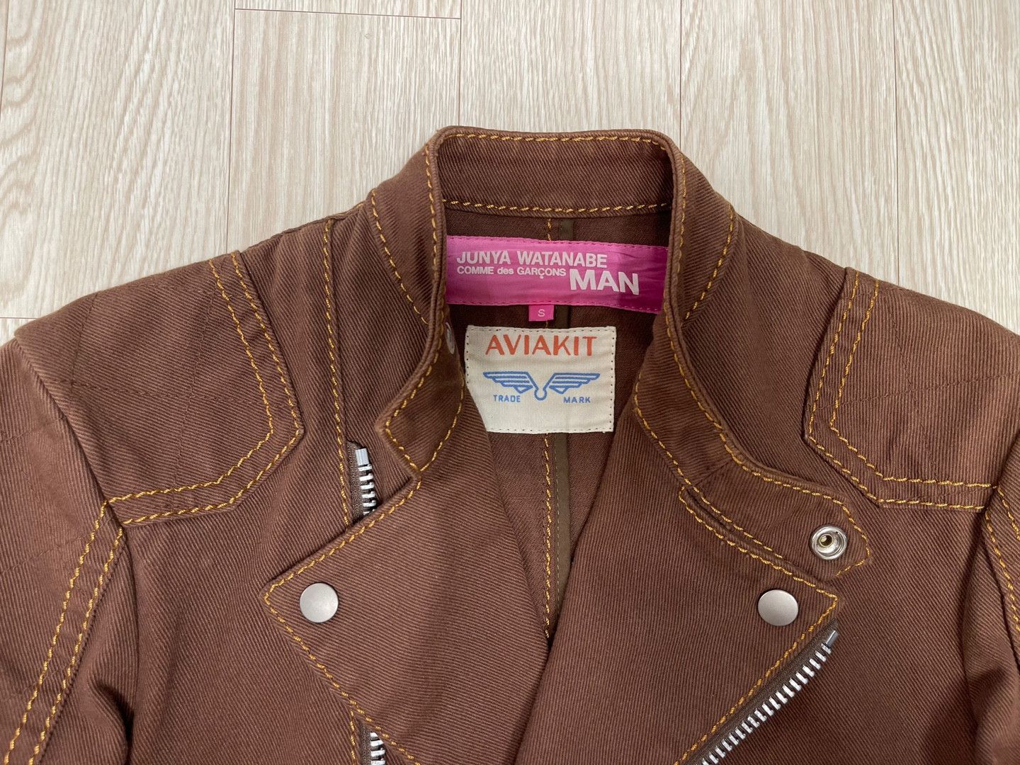 [美品]JUNYA MAN × Lewis Leathers Ｌsize JUNYA WATANABE MAN Lewis Leathers size M