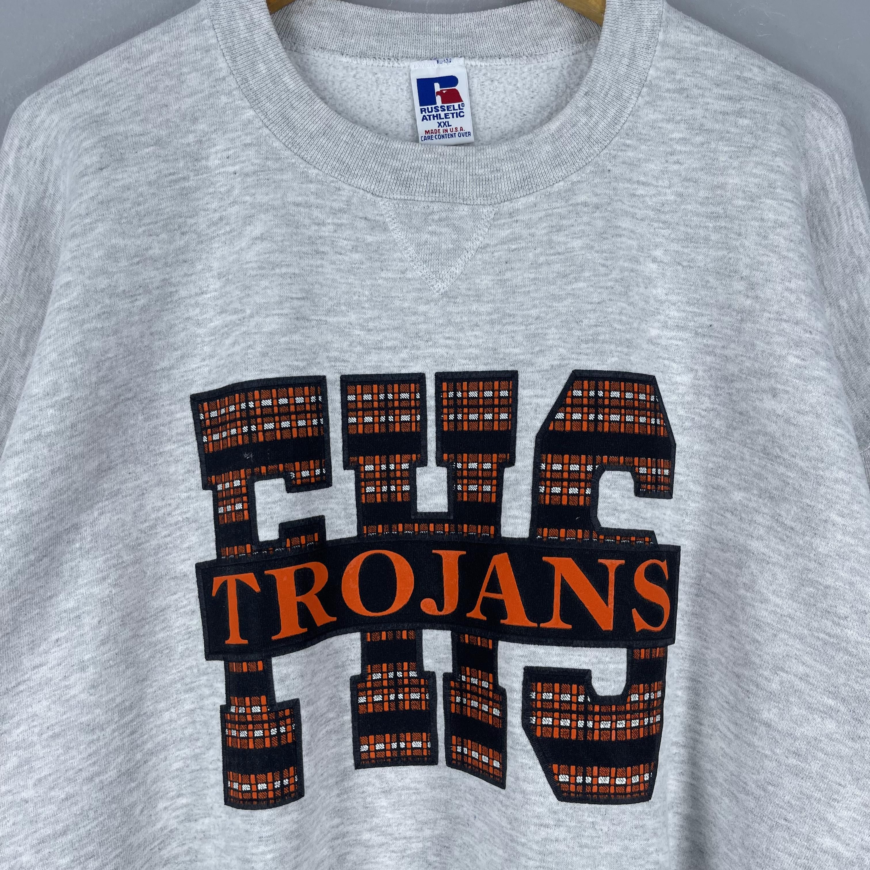 Vintage Vintage 90s Russell Findlay High School Football Sweatshirt Size US XXL / EU 58 / 5 - 2 Thumbnail