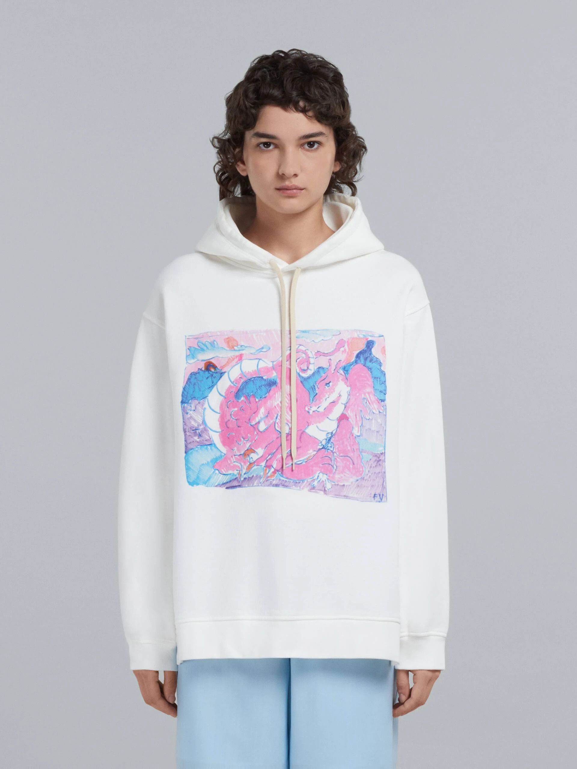 Marni o1srvl11e0724 Sweatshirts in White Size XXS / US 00 / IT 34 - 2 Thumbnail
