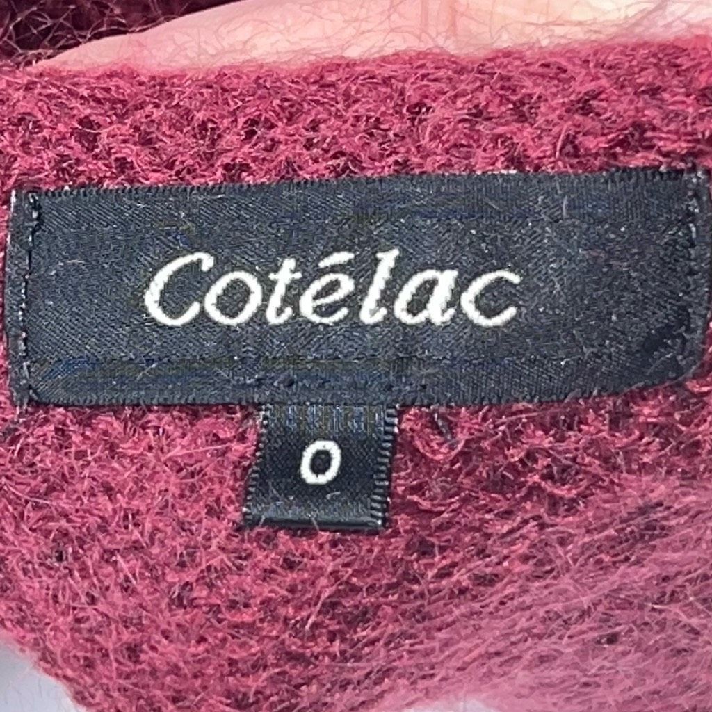 Cotelac Mohair Blend V-Neck Sweater