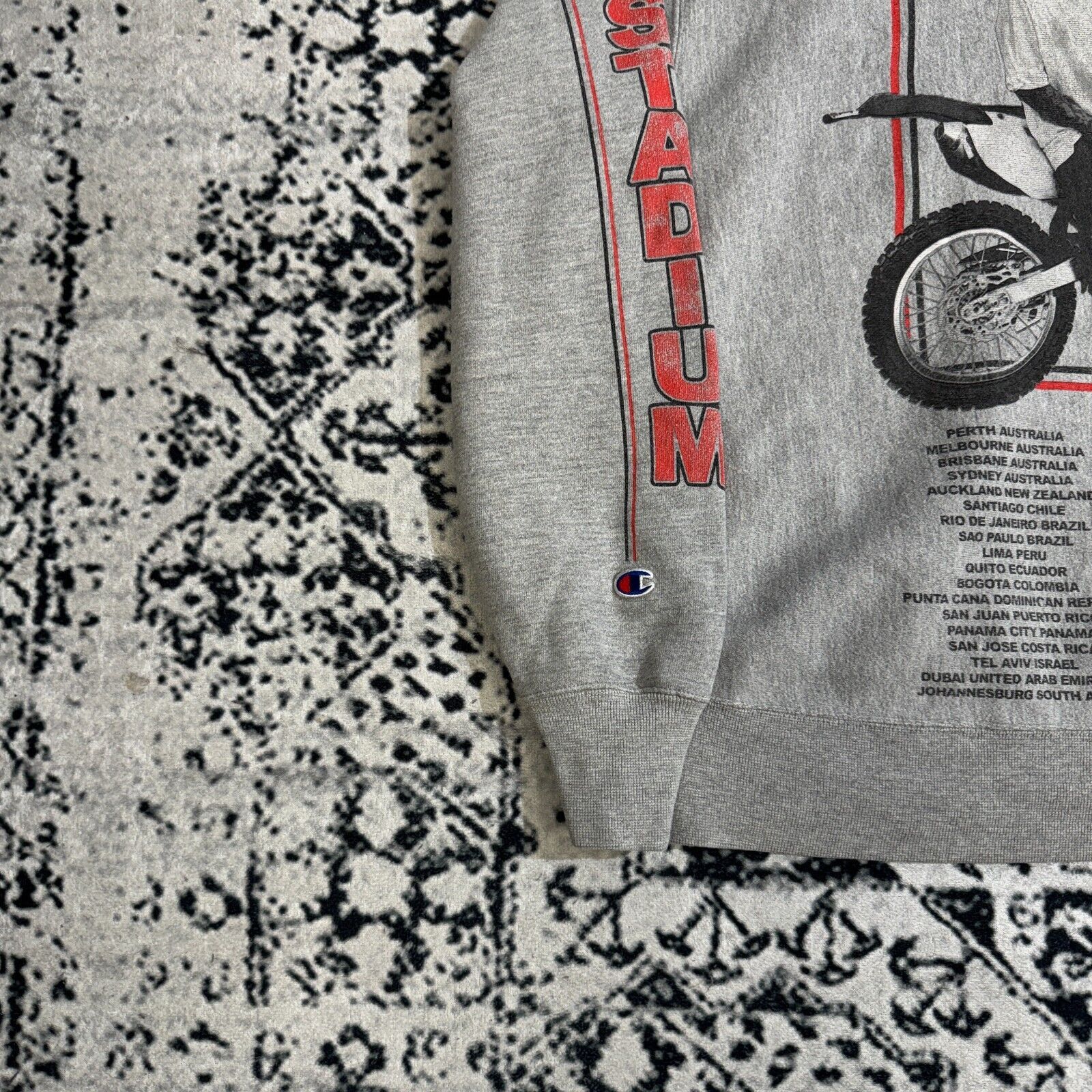 Vintage Vintage Team Bieber Unisex Gray Cotton Crewneck Size XL Size US XL / EU 56 / 4 - 4 Thumbnail