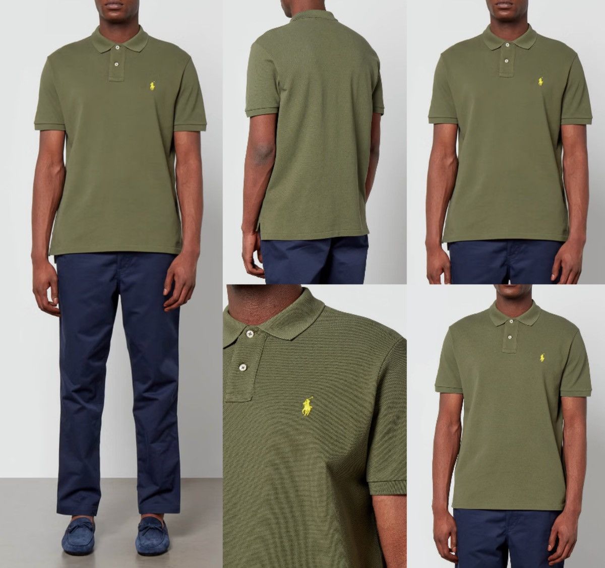 Polo Ralph Lauren 🇺🇸 Polo Ralph Lauren Custom Slim Fit Polo T-Shirt Rare Retro Size US XXL / EU 58 / 5 - 3 Thumbnail