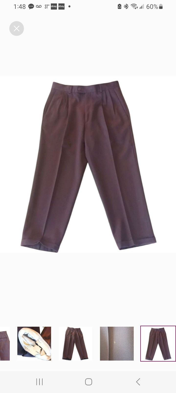 Zanella Zanella Men's Pants Size US 31 - 9 Thumbnail
