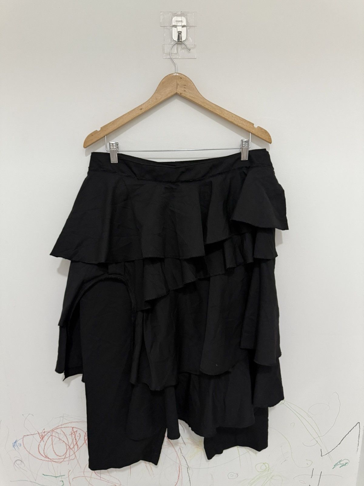 Comme des Garcons Vintage Comme Des Garcons Black Pant Skirt Size 34" / US 12 / IT 48 - 1 Thumbnail