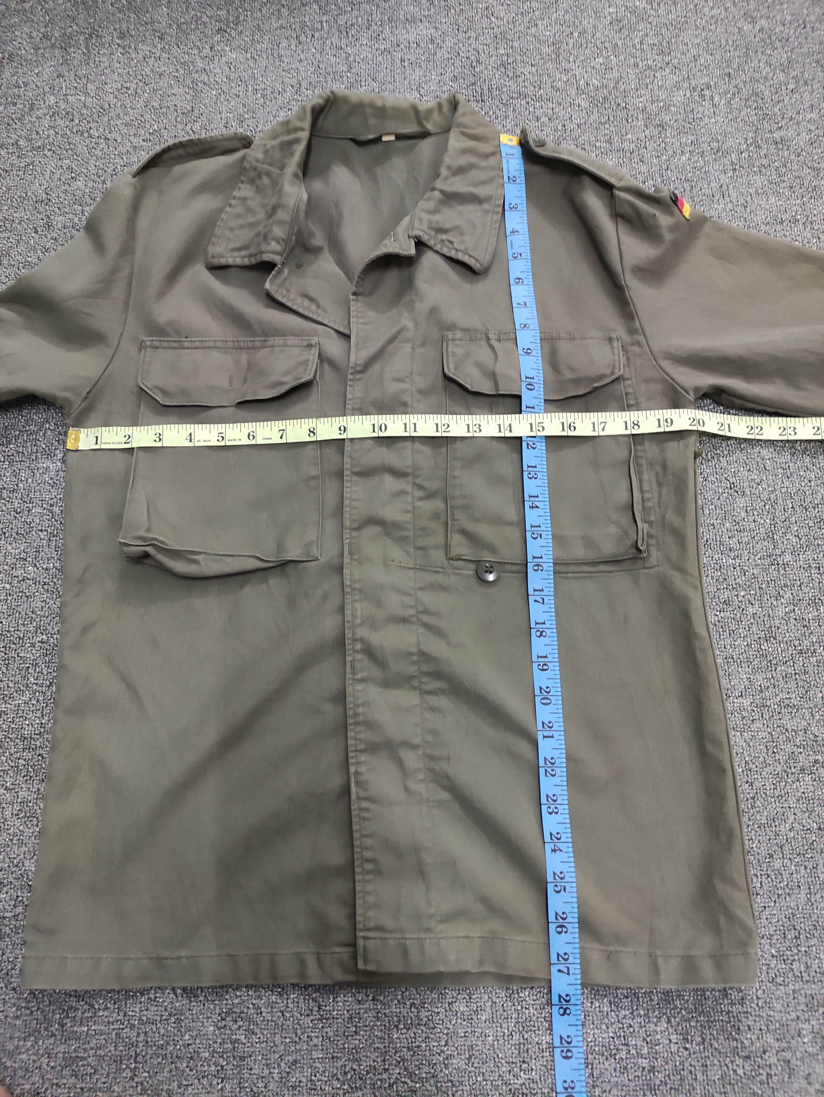 Vintage Vintage 90s German Army Moleskin Shirt Jacket Double Pocket Size US M / EU 48-50 / 2 - 11 Thumbnail