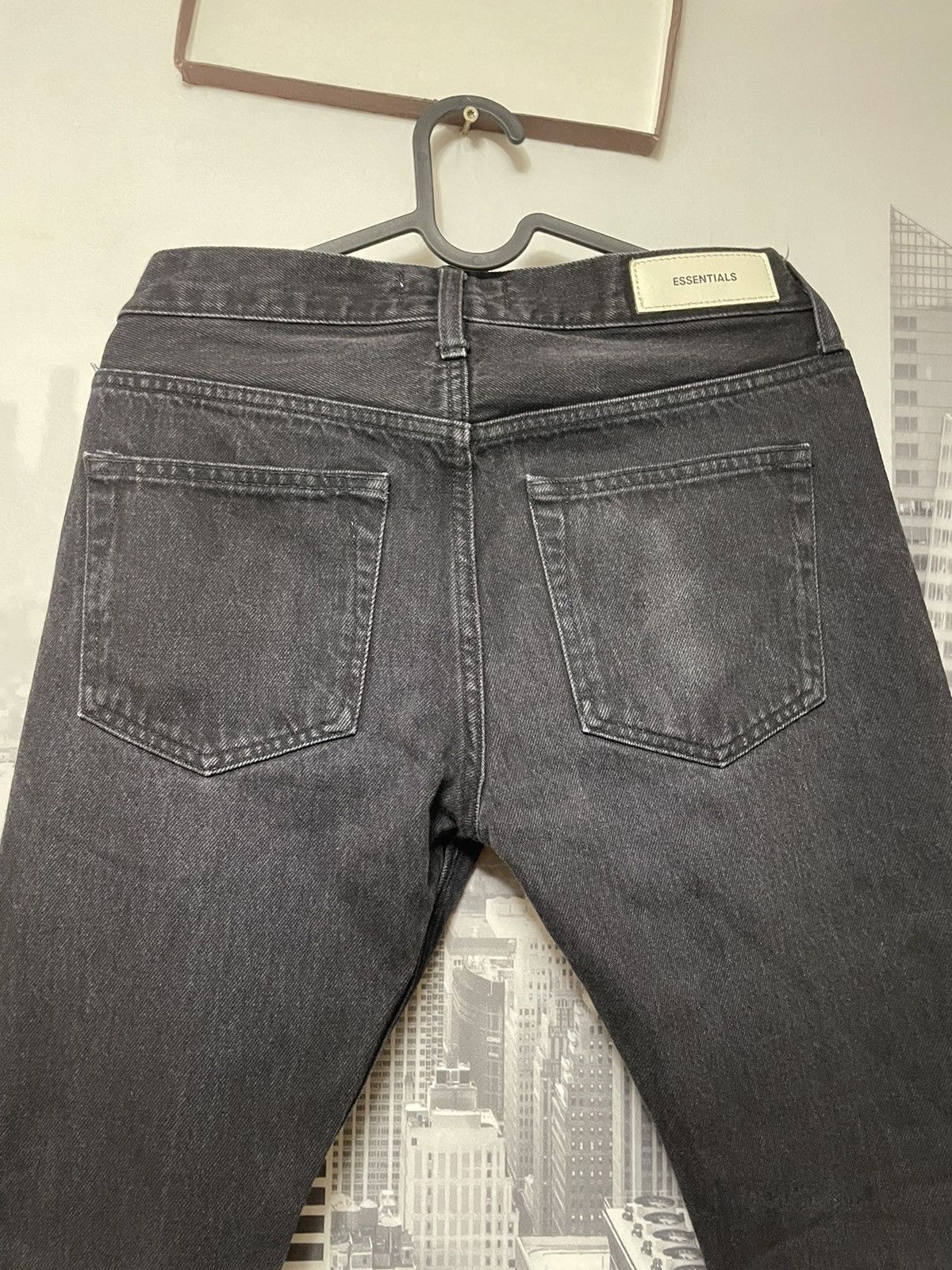 Fear of God 💥 FOG Fear of God Essentials Cone Denim Jeans SZ 30 Black Size US 30 / EU 46 - 7 Thumbnail