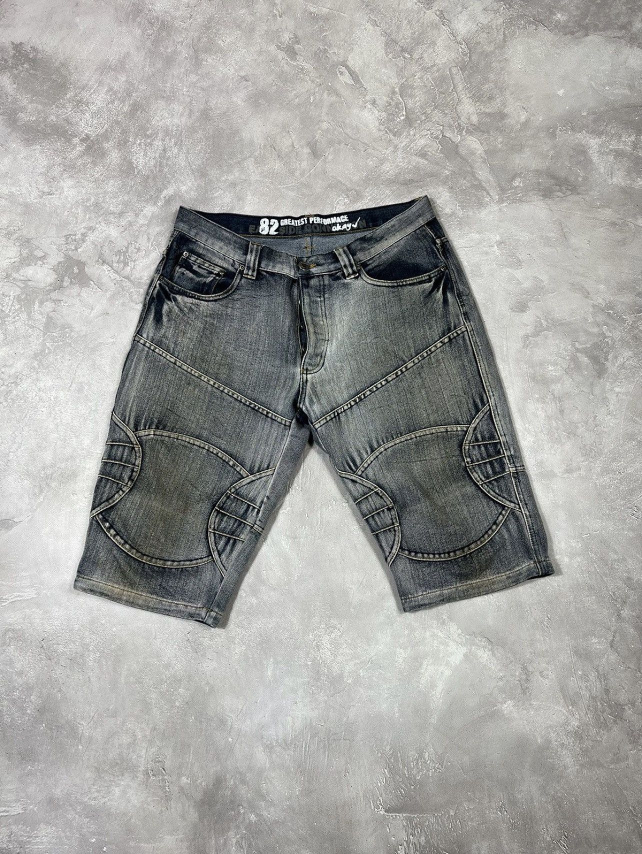 Other Vintage Style Y2k Baggy Cargo Shorts Size US 34 / EU 50 - 1 Thumbnail