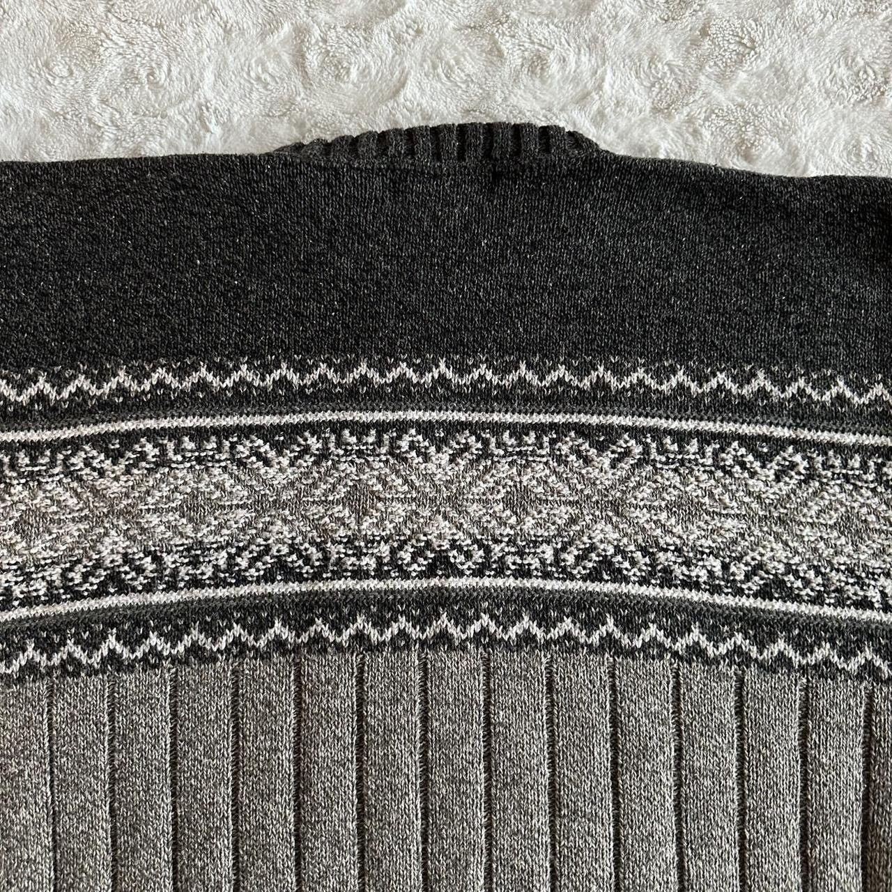Liberty Vintage Fair Isle Sweater Pullover Mens Large Gray Fisherman Size US L / EU 52-54 / 3 - 5 Thumbnail