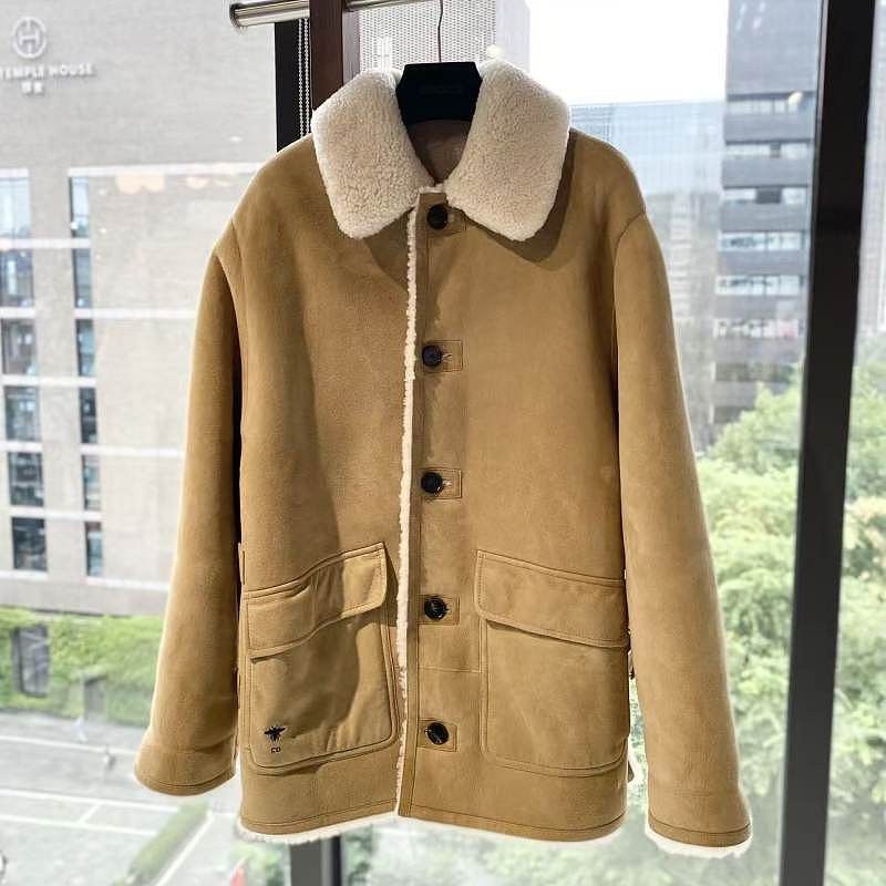 Dior Dior Shearling Lined Coat Size 38 Size S / US 4 / IT 40 - 1 Thumbnail