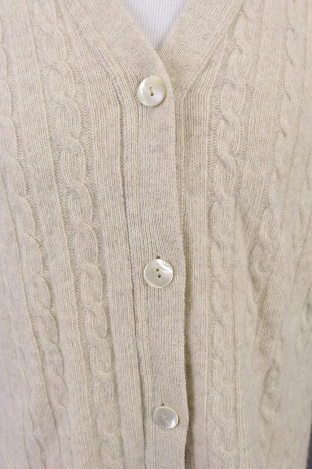 Morgano Morgano Beige Wool Angora Cashmere Gillet Jacket Size 48 Size US M / EU 48-50 / 2 - 8 Thumbnail