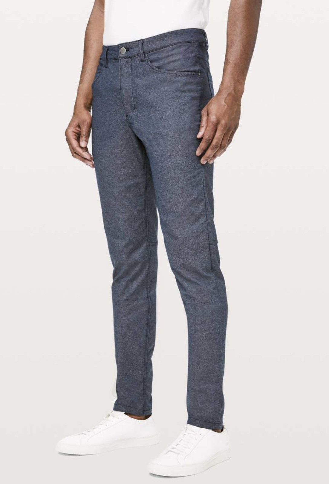 Lululemon Lululemon ABC Pant Slim *Tech Canvas Heathered Navy size 31 Size US 31 - 1 Thumbnail