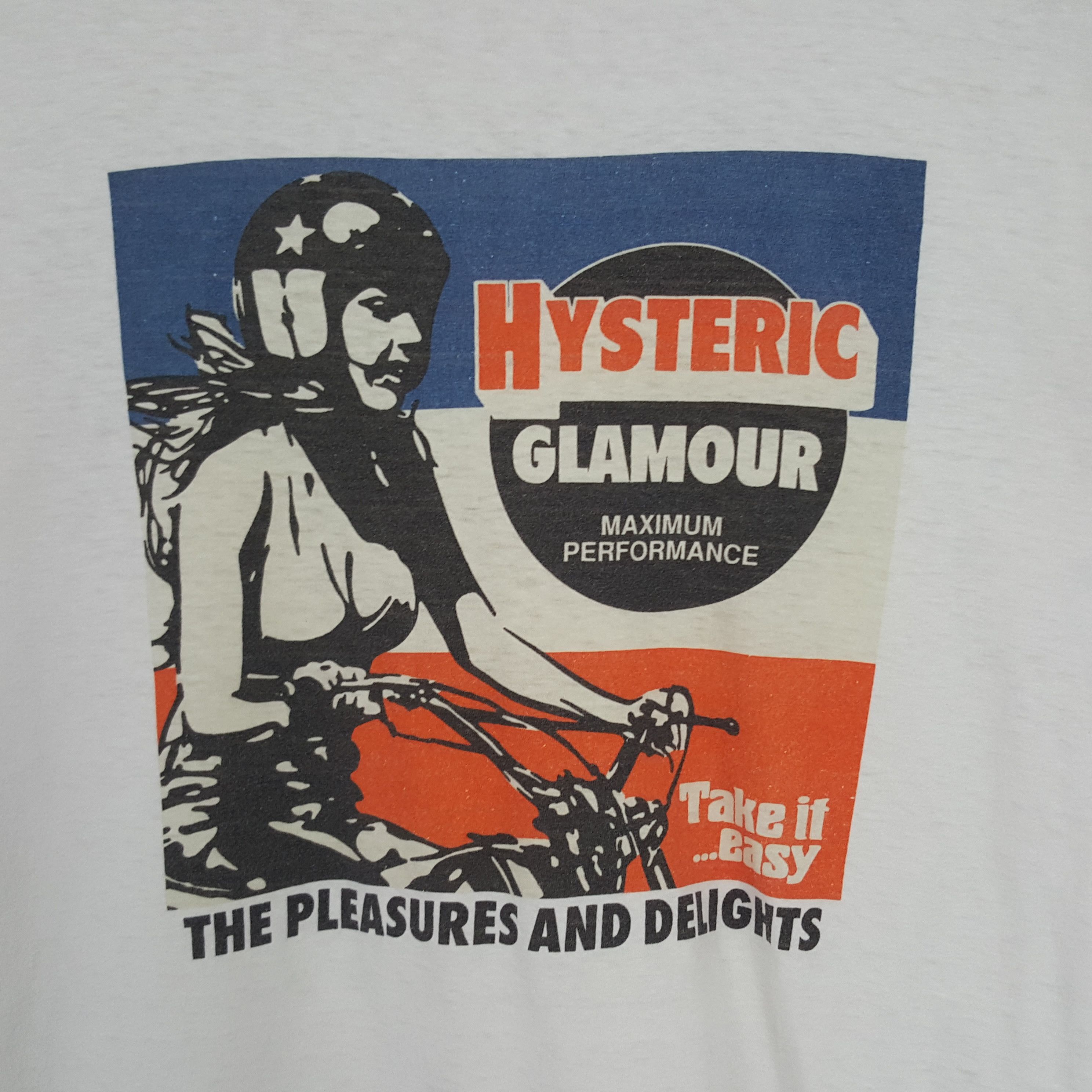 Hysteric Glamour × Japanese Brand × Vintage Vintage Hysteric Glamour Japanese Brand Racing Style Tshirt Size US S / EU 44-46 / 1 - 2 Thumbnail