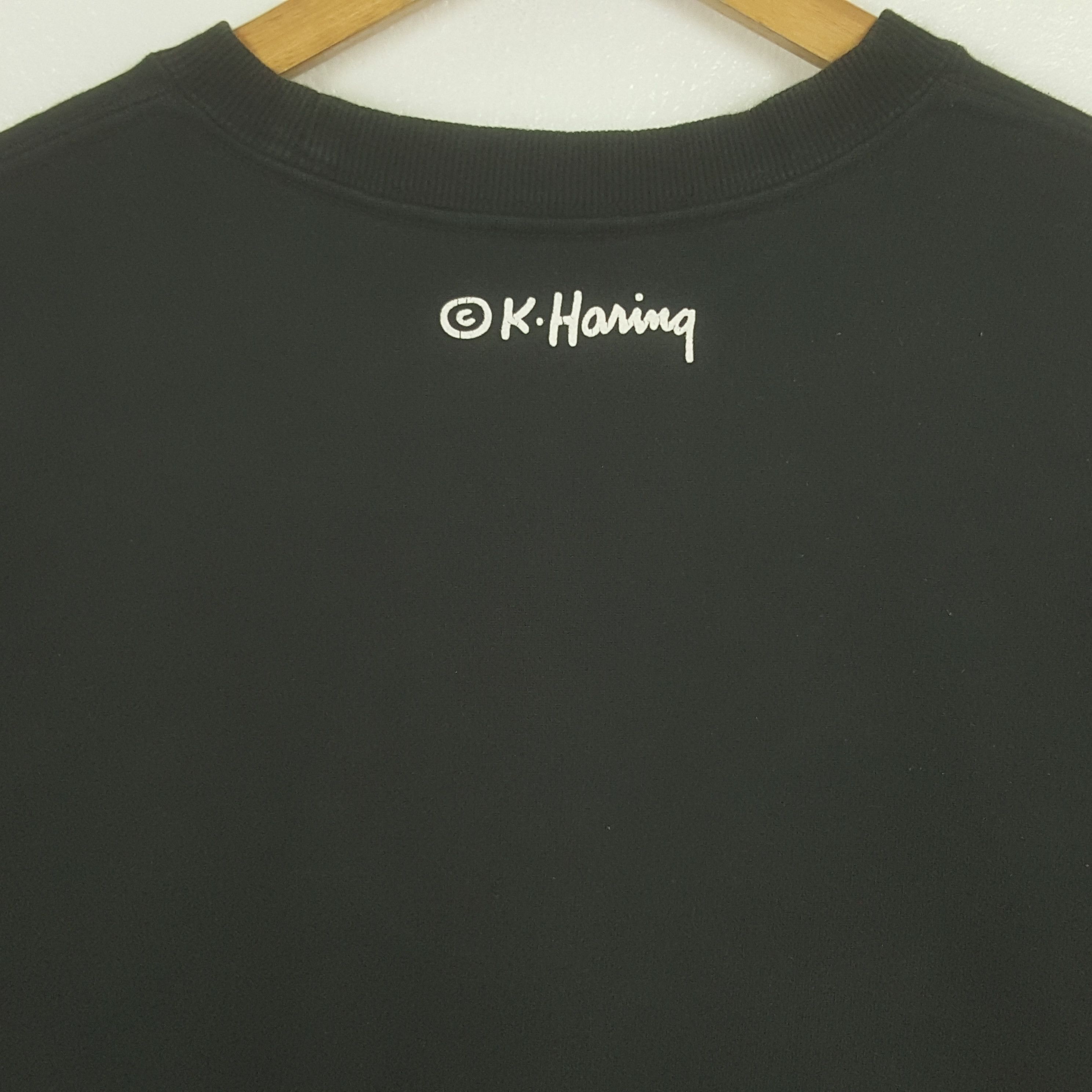 Keith Haring Vintage Keith Haring City Cycles Sweatshirt C317N14 Size US L / EU 52-54 / 3 - 4 Thumbnail