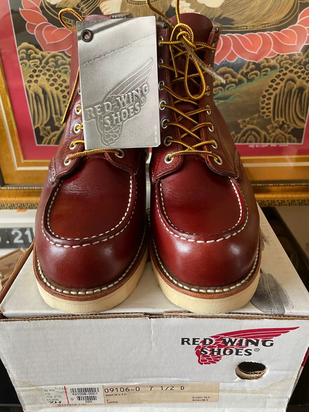 Red Wing Red Wing 9106 Vintage Boots Size US 7.5 / EU 40-41 - 1 Thumbnail