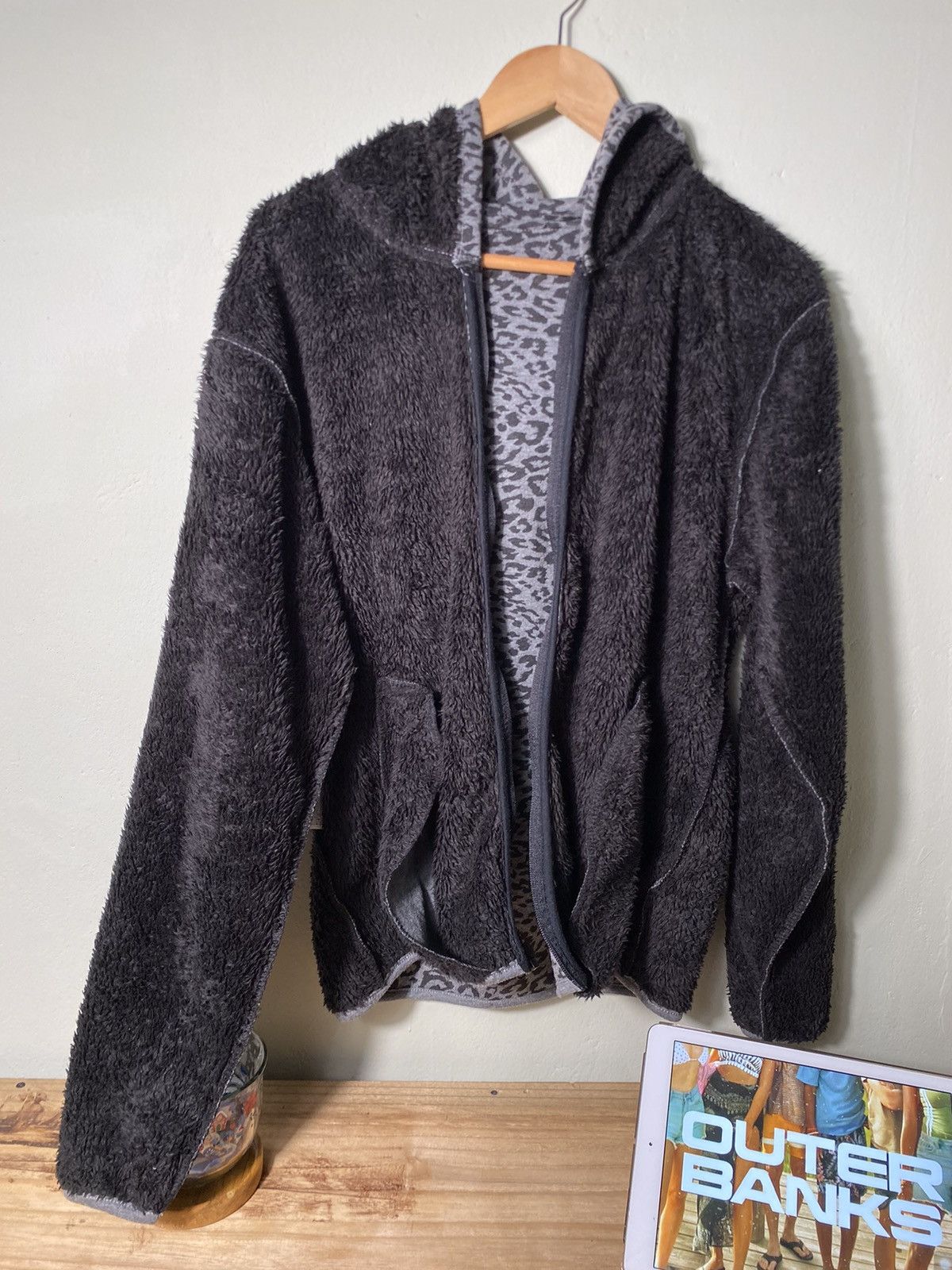 Japanese Brand DOXY Leopard Fur Zip Hoodie Lgb Ifsix Style Size US M / EU 48-50 / 2 - 5 Thumbnail