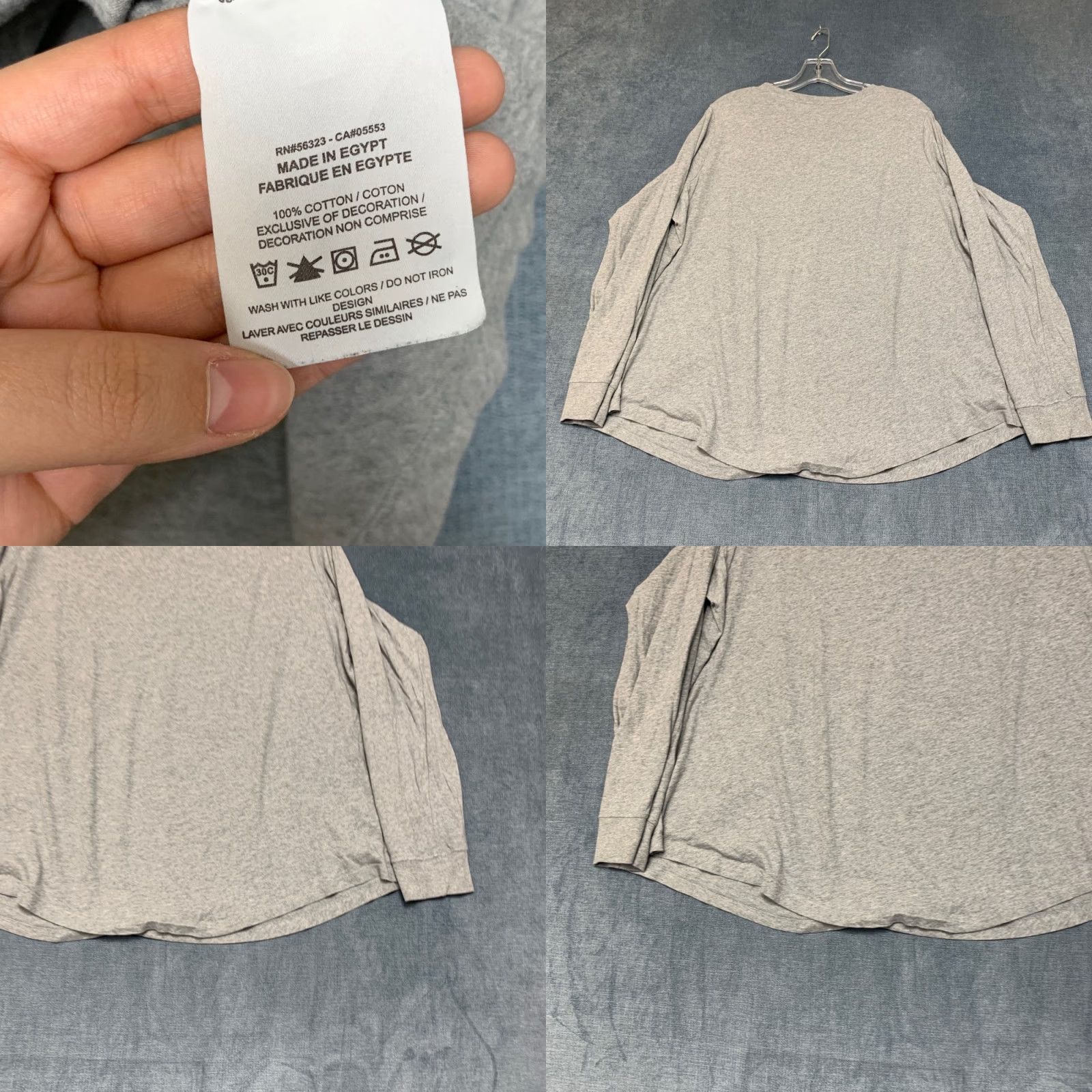 Nike Nike T-Shirt Womens Medium Heather Gray Swoosh Logo Round Hem Everyday Wear Size M / US 6-8 / IT 42-44 - 8 Thumbnail