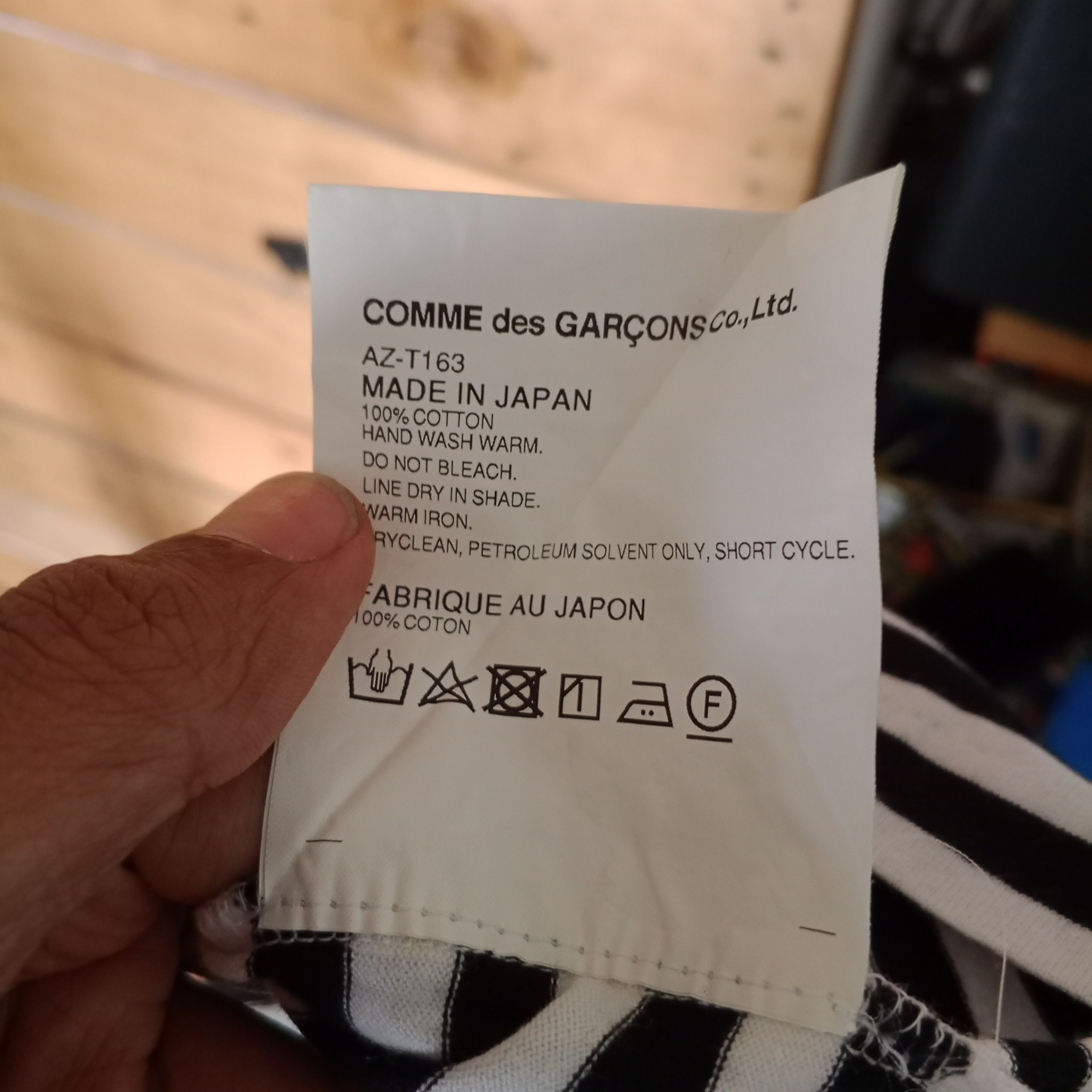 Comme des Garcons × Japanese Brand Auhentic Comme Des Garcons Striped Shirt Size S / US 4 / IT 40 - 8 Thumbnail