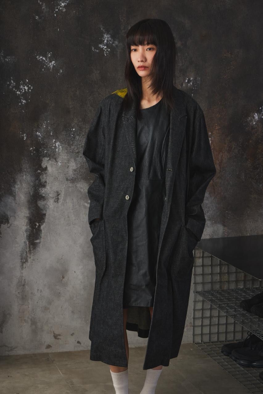 SHINYAKOZUKA Shinya Kozuka Hand-Painted Long Cotton Coat Size US S / EU 44-46 / 1 - 2 Thumbnail