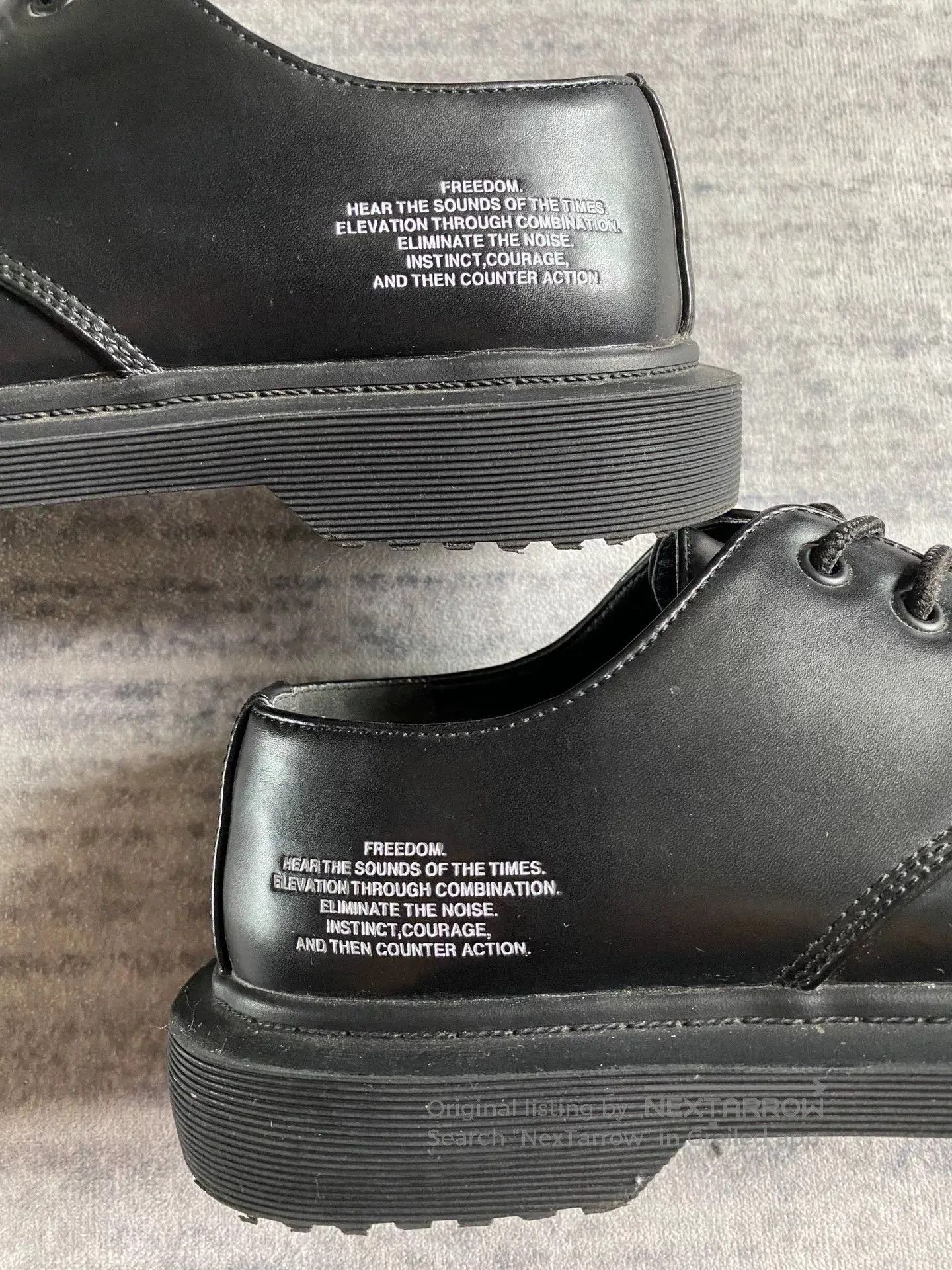 Undercover GU x Undercover Black Derby Shoes. Size US 8.5 / EU 41-42 - 7 Thumbnail