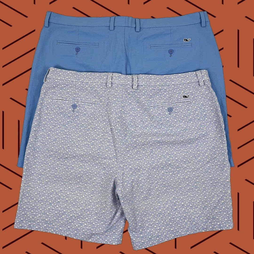 Vineyard Vines Vineyard Vines Performance Shorts Lot x 2 Mens Sz 42 / 8.5" Blue Nautical Preppy Shirt? Size US 42 / EU 58 - 1 Thumbnail