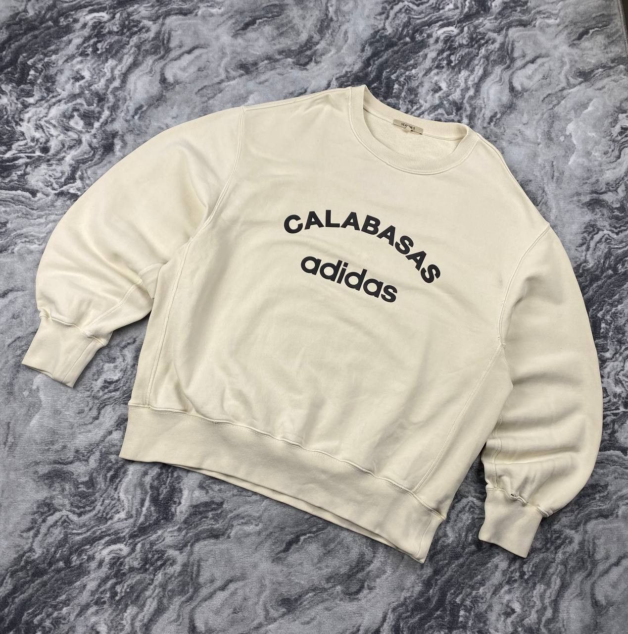 Adidas Yeezy Season 5 Calabasas Sweatshirt Distrissed