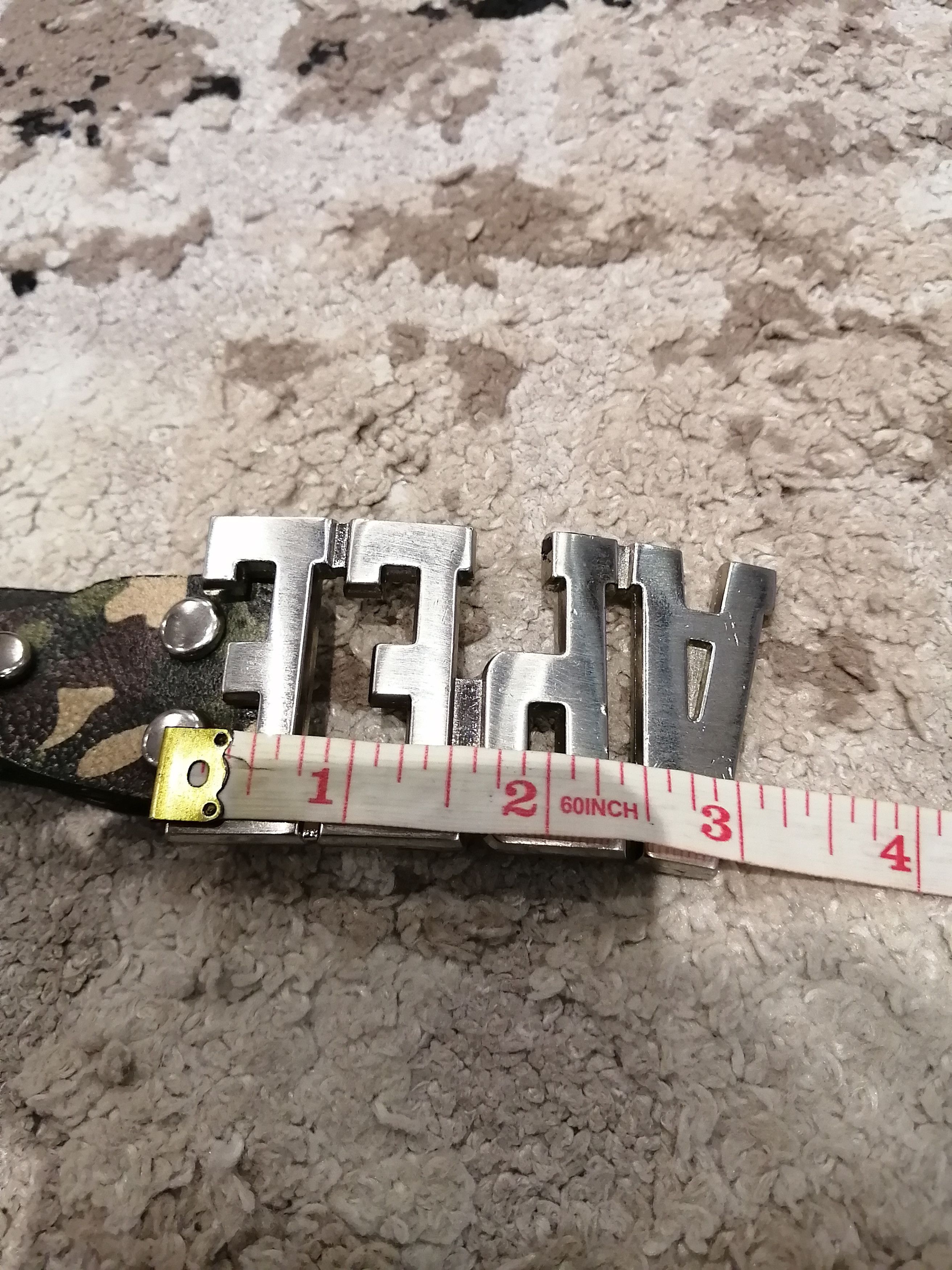 Bape APEE Camo Leather Belt Size ONE SIZE - 15 Thumbnail