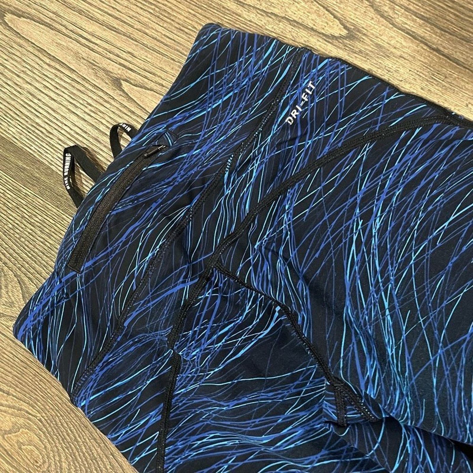 Nike Nike Power Epic Lux Cropped Leggings Blue Print Size XS Size 24" / US 00 / IT 34 - 7 Thumbnail
