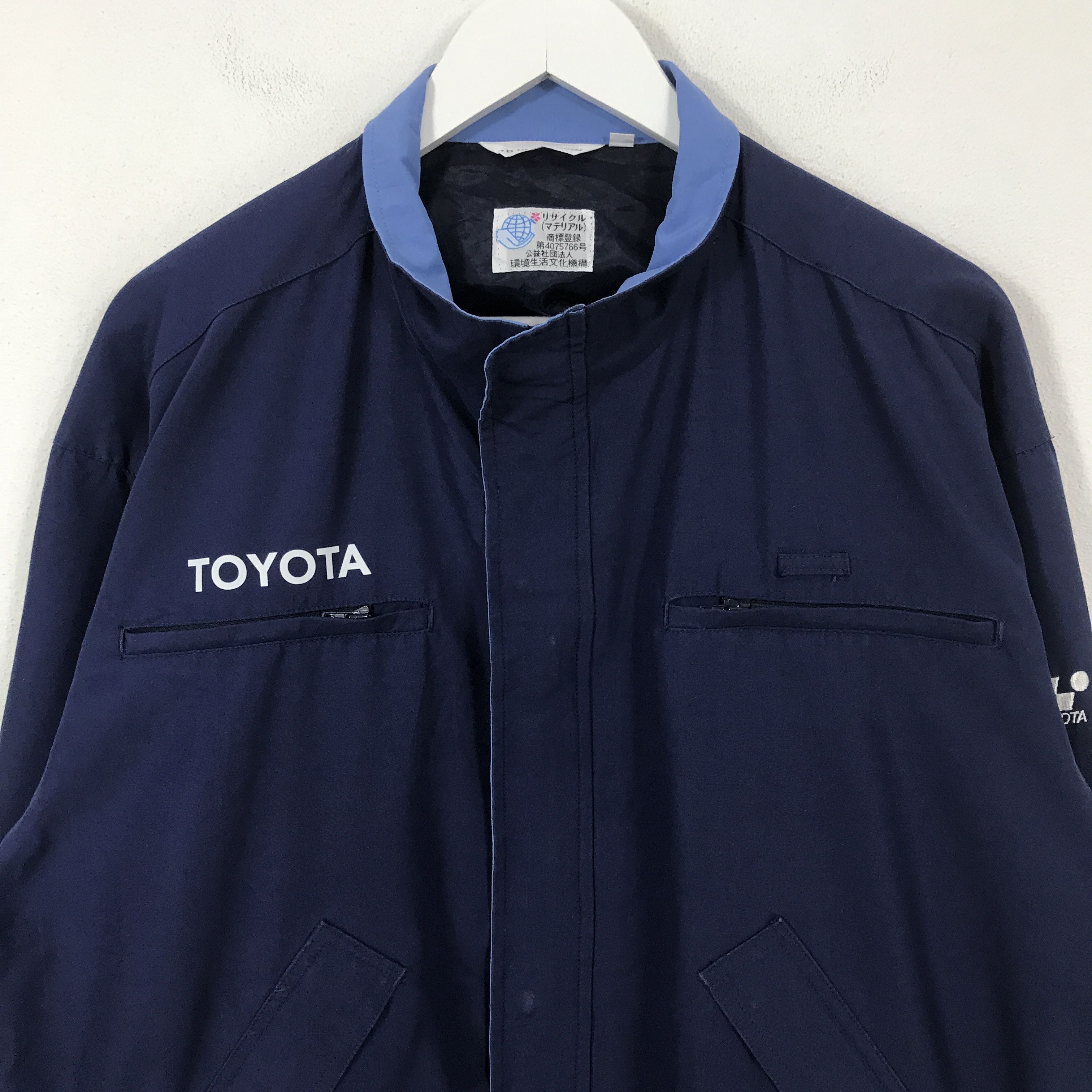 Japanese Brand Toyota Japan Blue Jacket Work uniform Custom jacketK73B3 Size US L / EU 52-54 / 3 - 4 Thumbnail