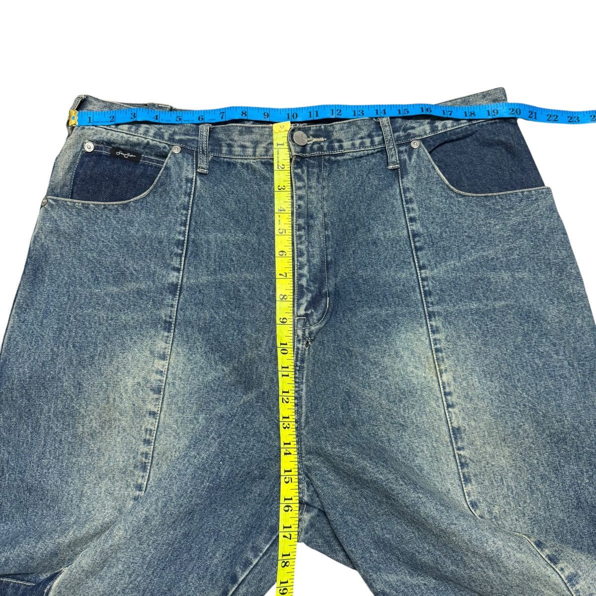 Sean John Vintage Sean John Denim Patchwork Baggy Jeans Size US 40 / EU 56 - 17 Thumbnail