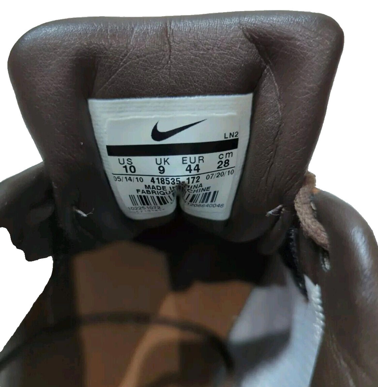 Nike Nike Air Golf Shoes 418535-172 Brown/White Size 10 Size ONE SIZE - 7 Thumbnail