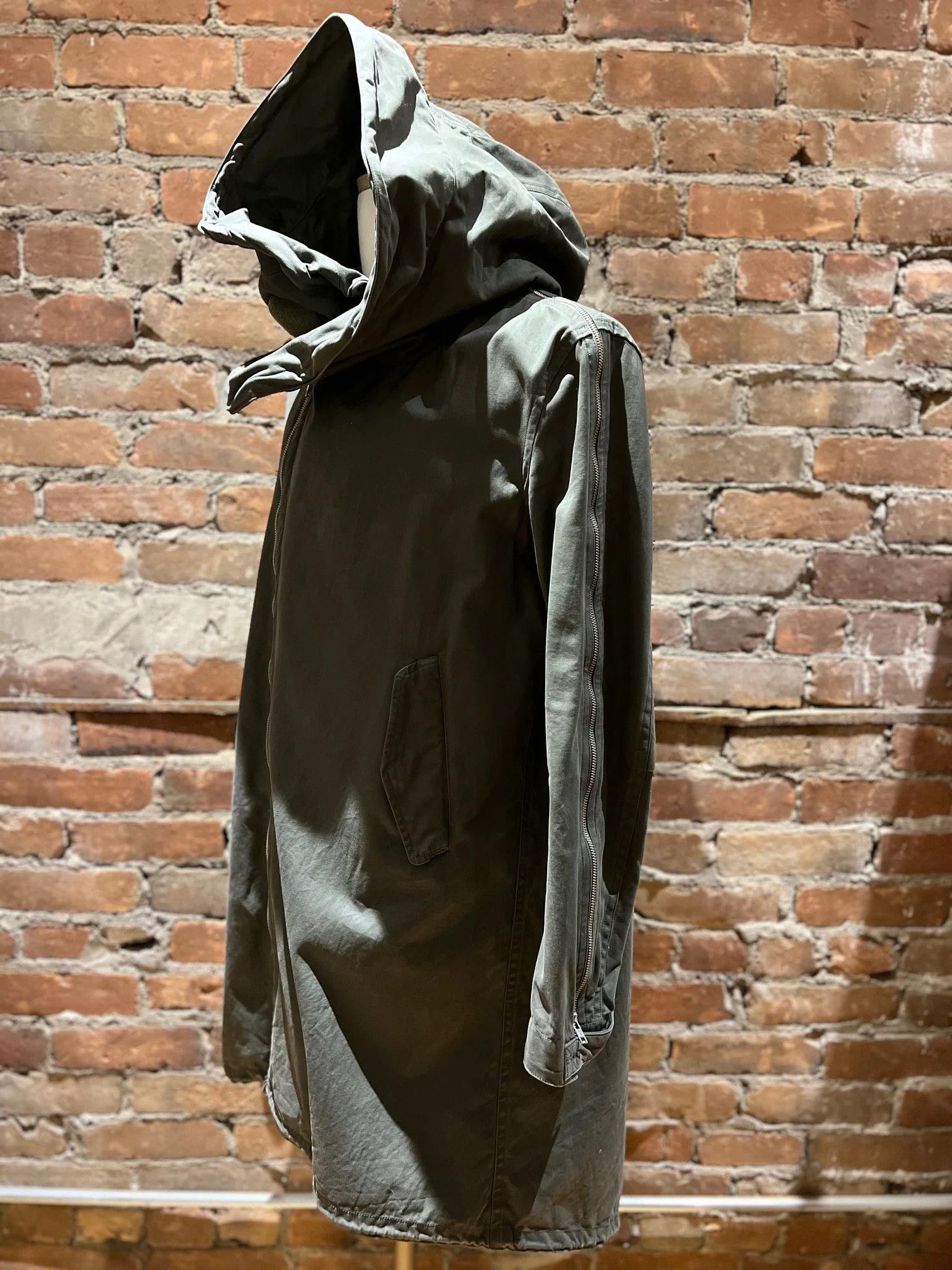 Nude: Masahiko Maruyama Masahiko Maruyama Green Khaki Fishtail Parka Jacket Size US M / EU 48-50 / 2 - 1 Thumbnail