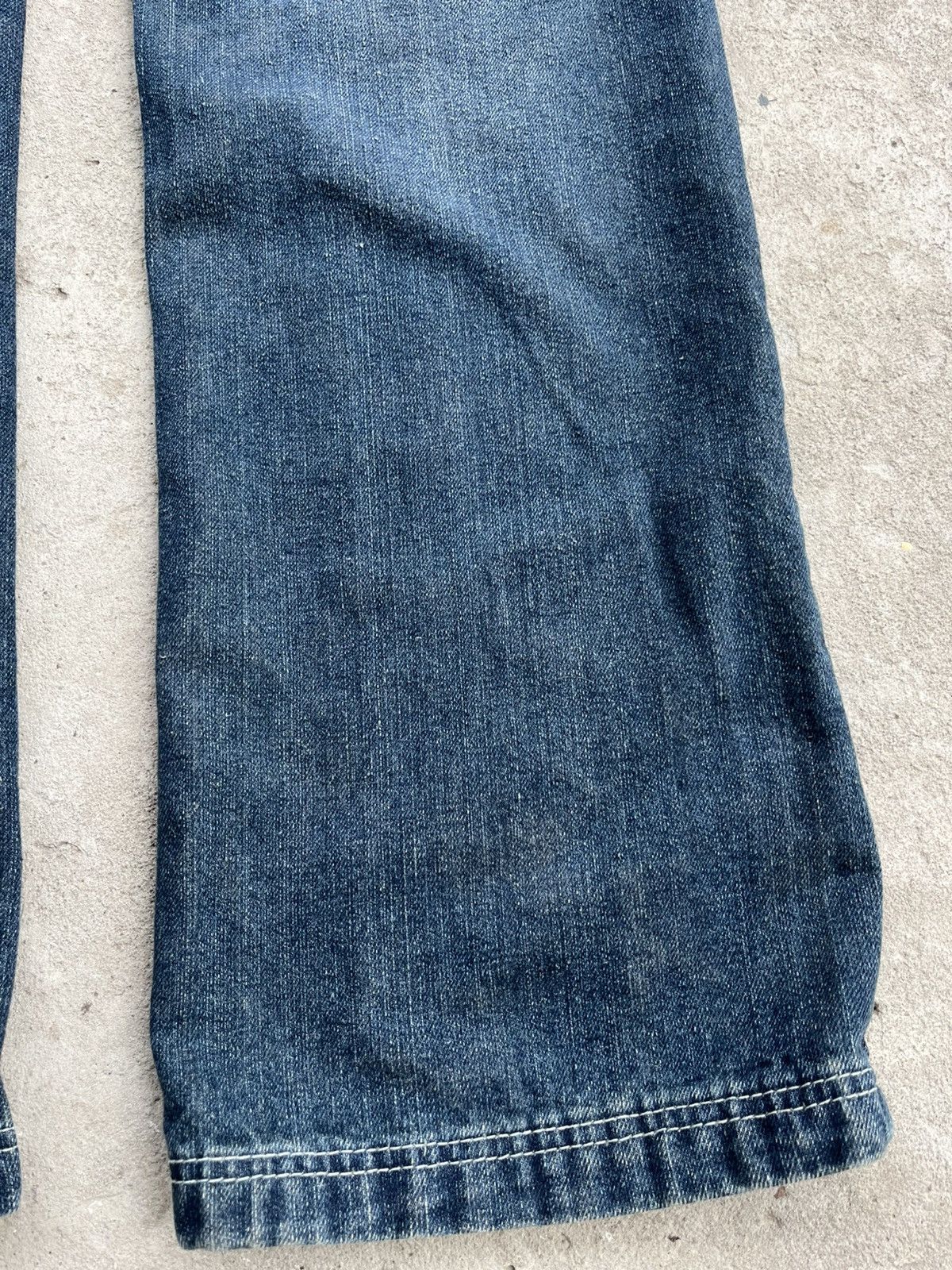 20471120 × If Six Was Nine × Le Grande Bleu (L.G.B.) Vintage Faded Distressed Denim Jeans like Junya Watanabe Y2K Size US 32 / EU 48 - 17 Thumbnail