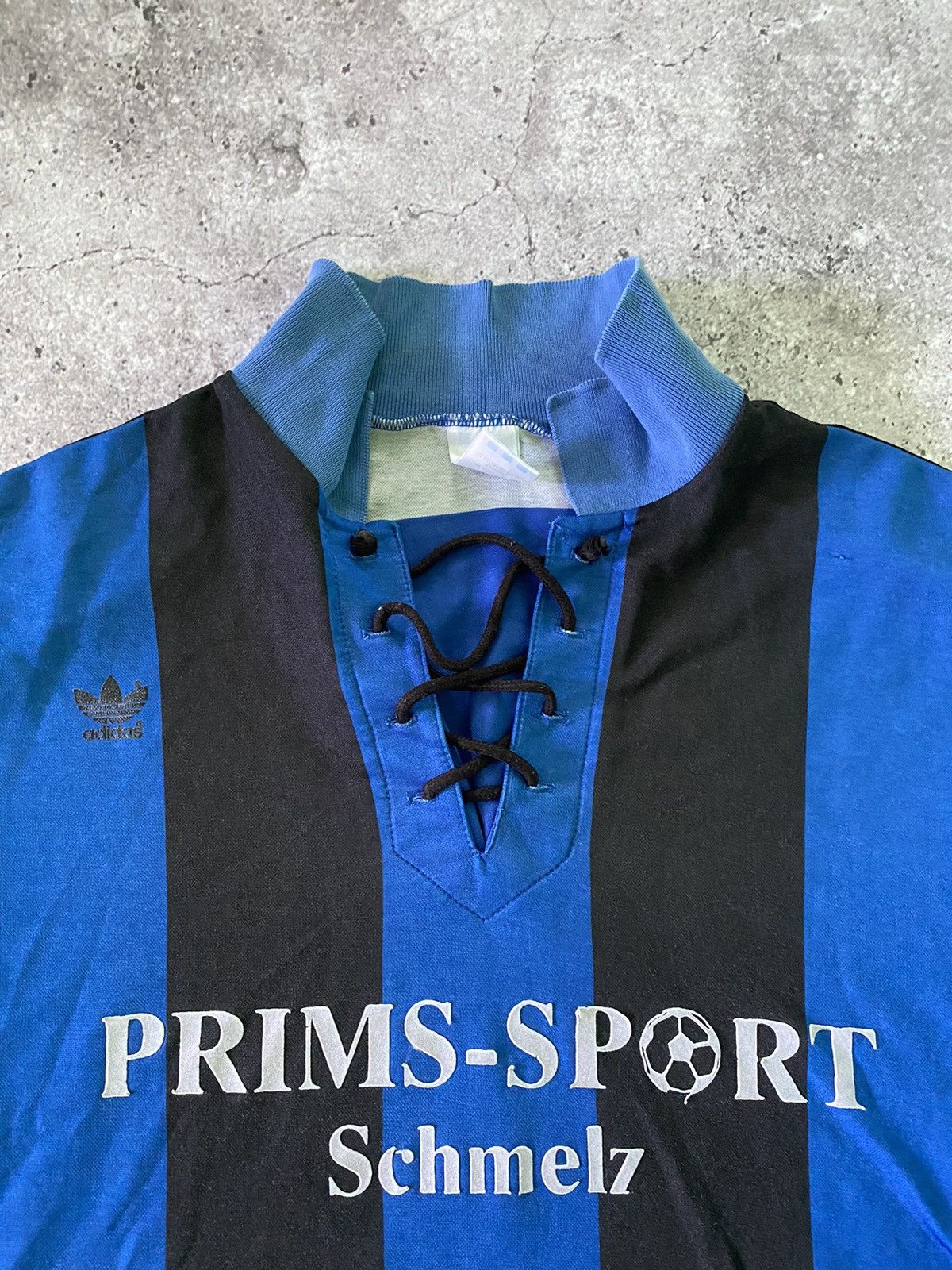 Adidas Vintage 80s Adidas Soccer Jersey Long Sleeve #9 Prims-Sport Size US L / EU 52-54 / 3 - 2 Thumbnail