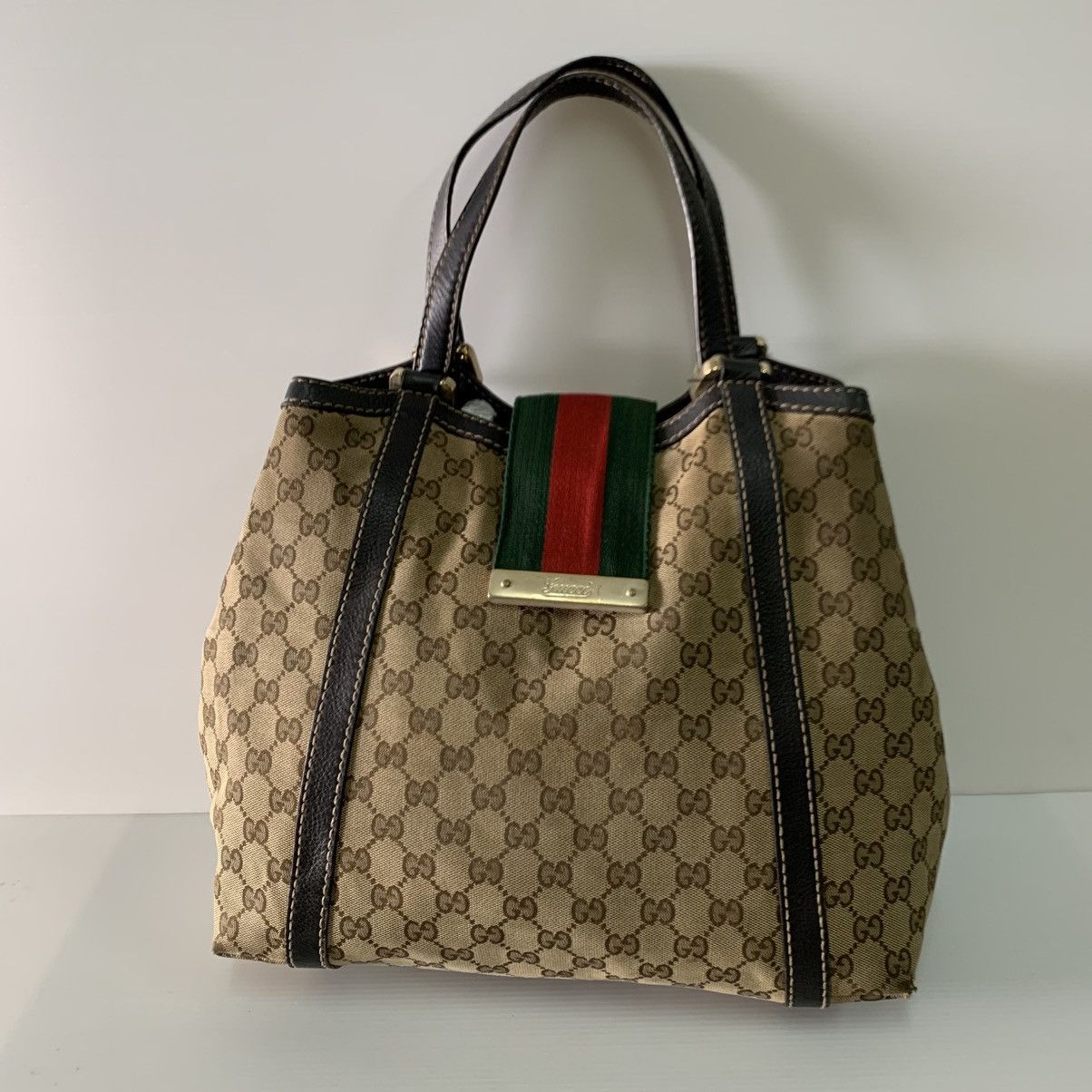 Gucci Gucci Monogram Tote Shoulder Bag Size ONE SIZE - 1 Thumbnail