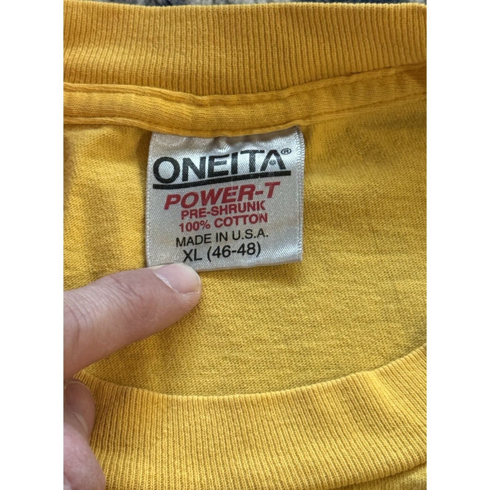 Vintage VINTAGE The Who’s Tommy On Broadway T Shirt XL Rock Band Musical Rock Opera Men's Yellow 1990s Size US XL / EU 56 / 4 - 6 Thumbnail